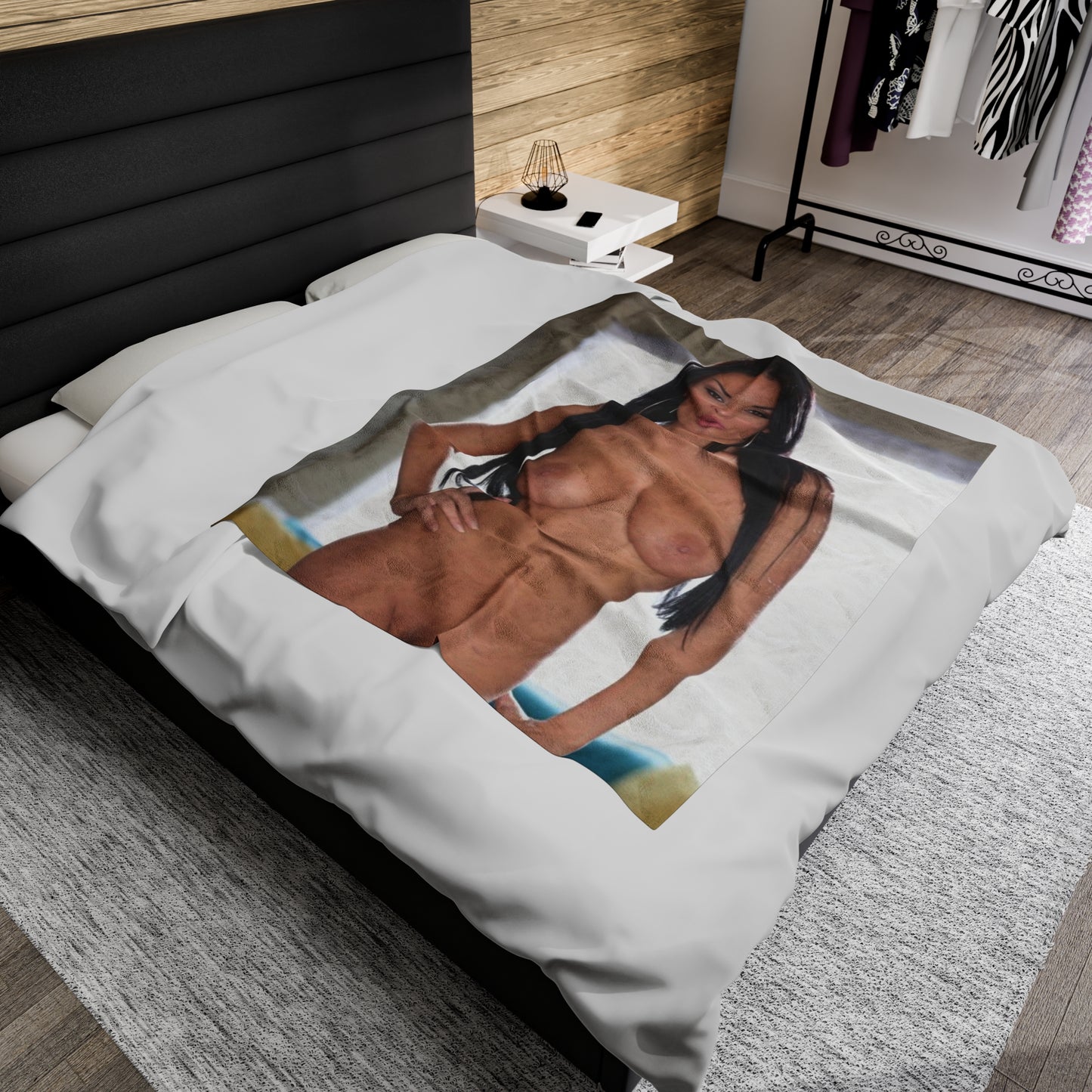 Velveteen Plush Blanket Porn Star Anissa Kate Nude