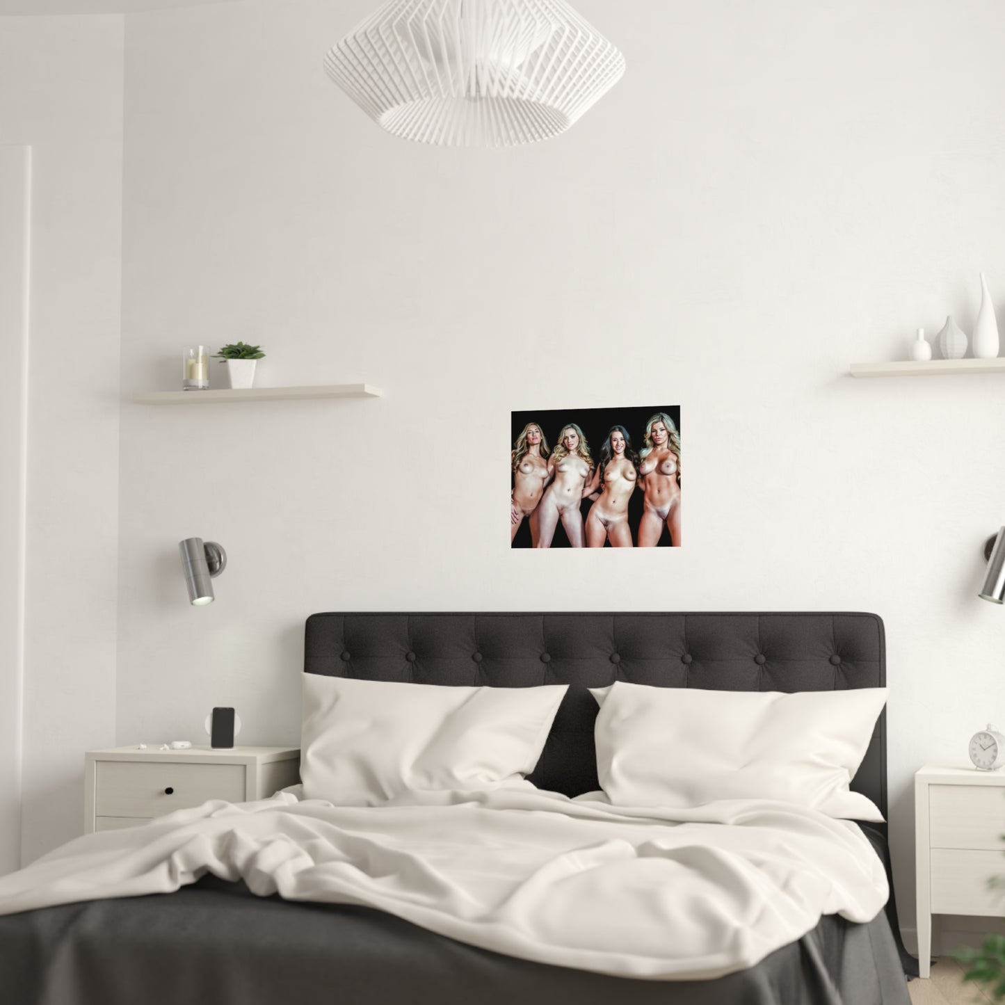 Satin Posters (210gsm) Eva Lovia and Friends Nude