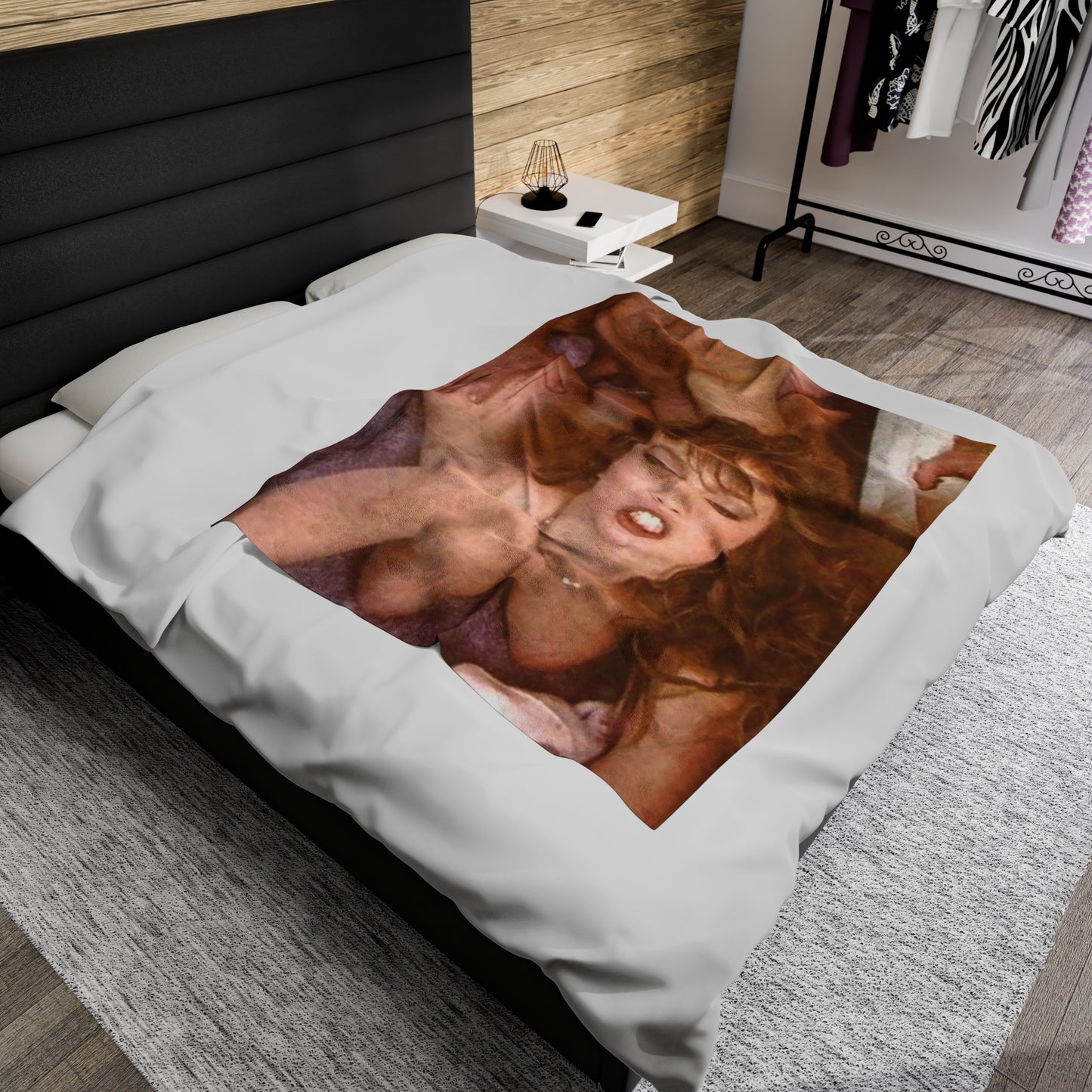 Velveteen Plush Blanket Traci Lords Nude