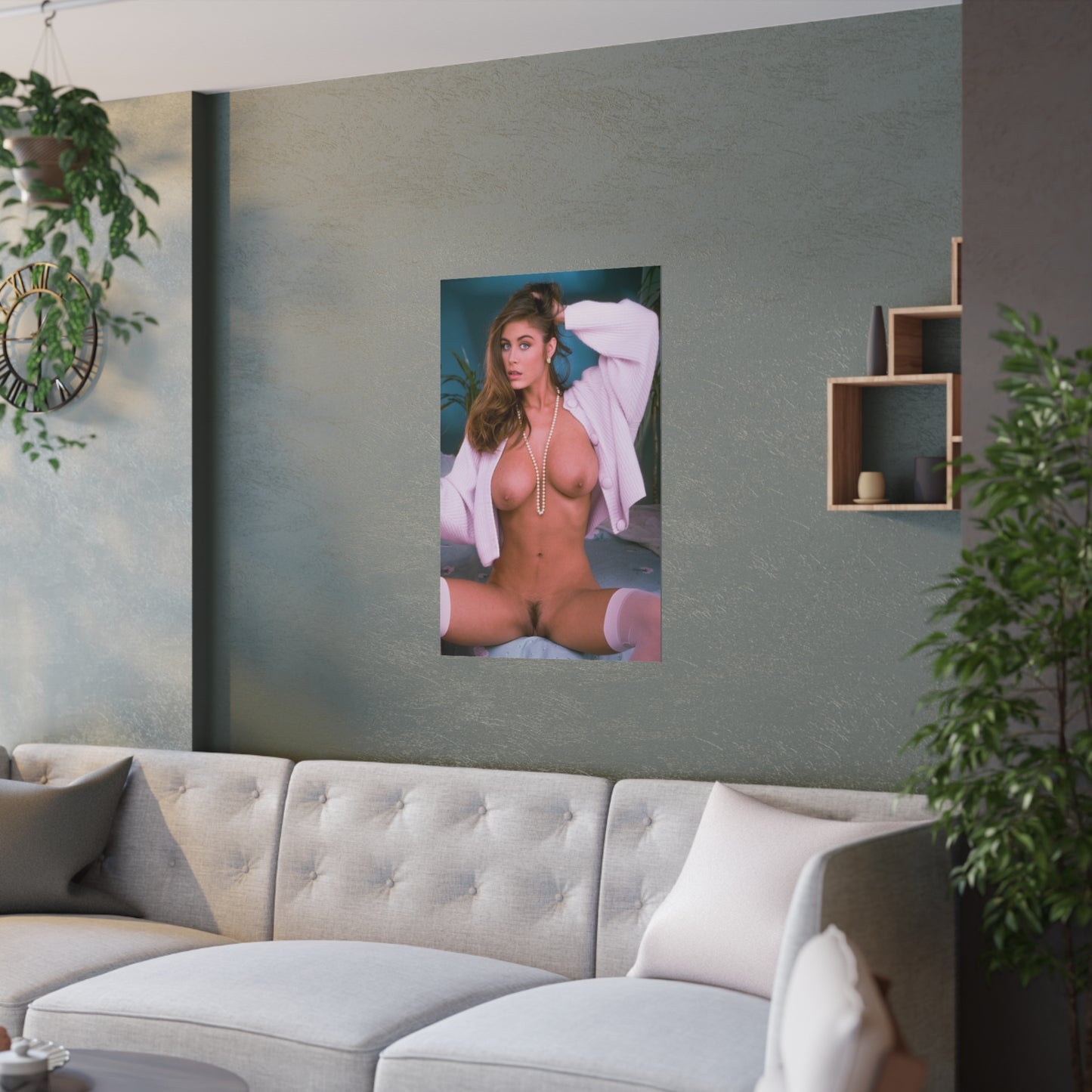 Satin Posters (210gsm) Retro Adult Star Chasey Lain Nude