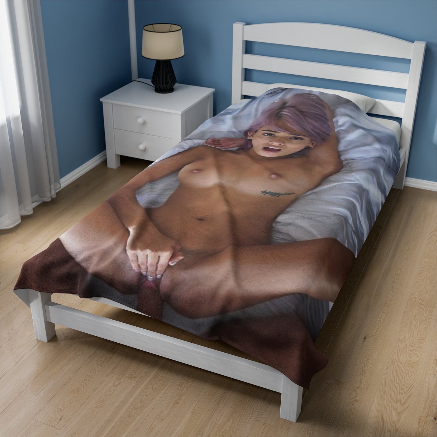 Velveteen Plush Blanket Pornstar Janice Griffin POV Cumrag Cum Rag Nude Naked