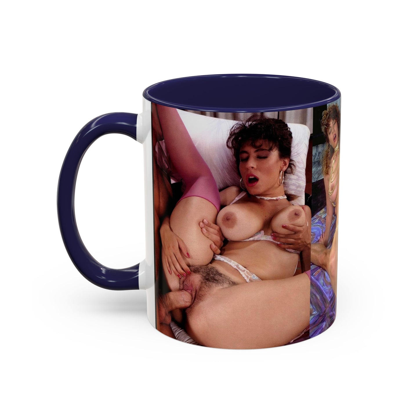 Accent Coffee Mug (11, 15oz) Retro Porn Porno Christy Canyon Fucking