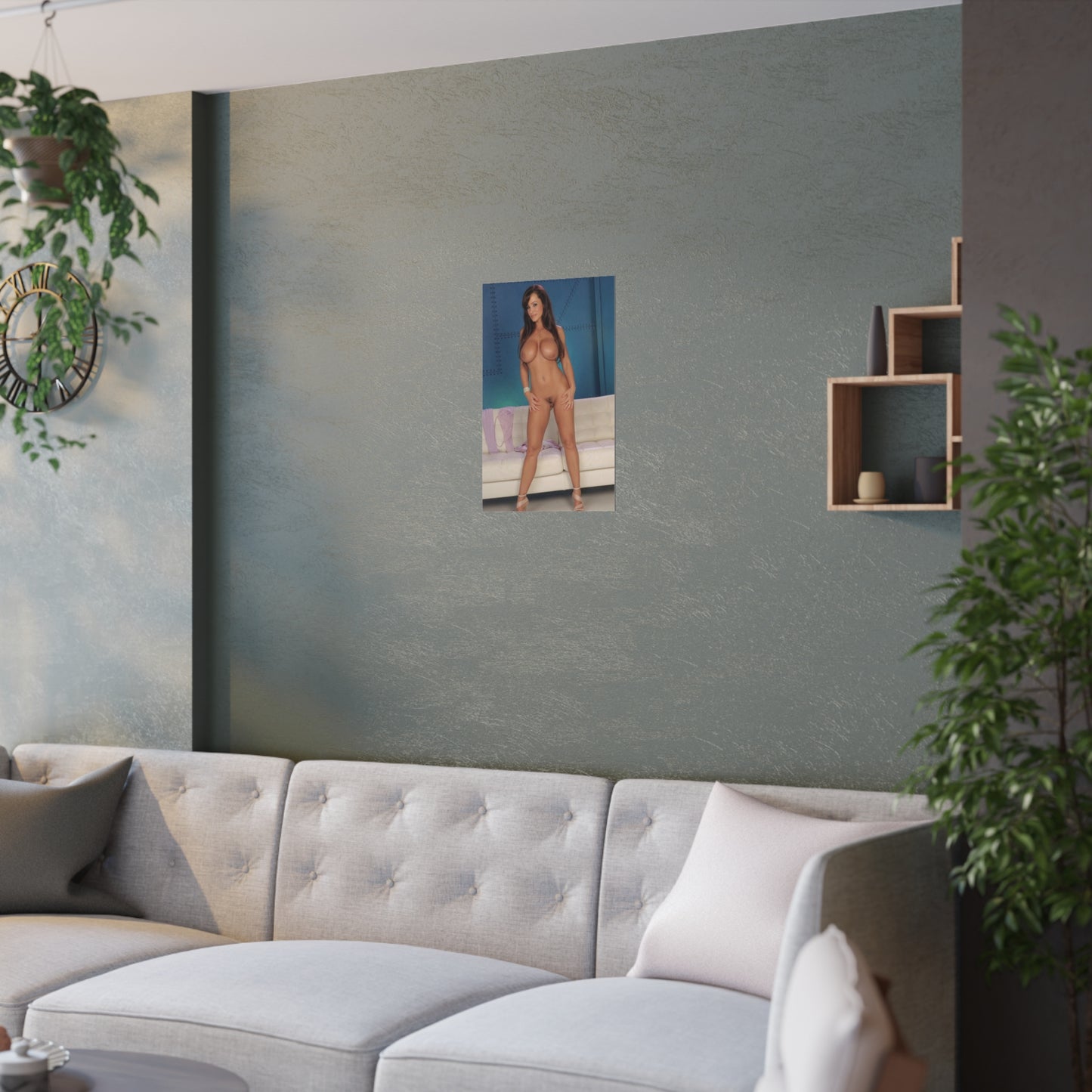 Satin Posters (210gsm) Pornstar Lisa Ann Nude