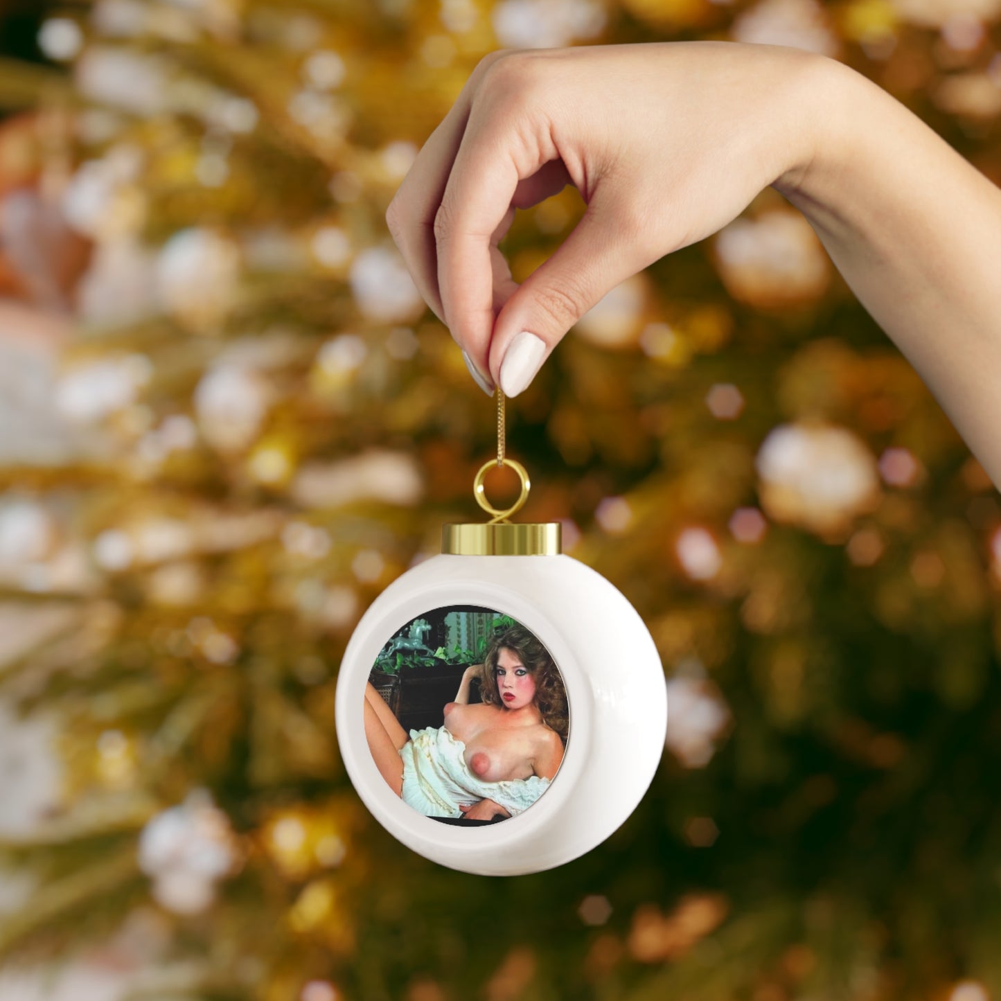 Christmas Ball Ornament Traci Lords Nude