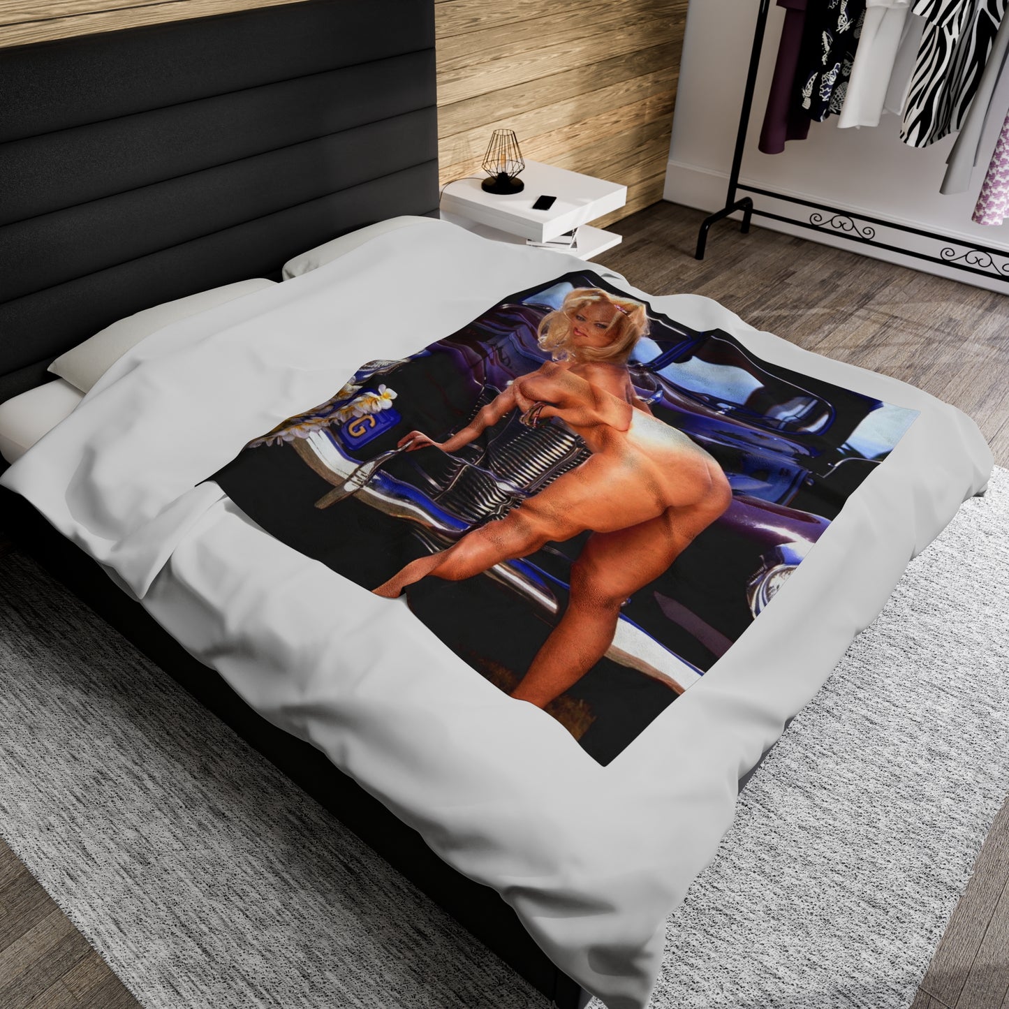 Velveteen Plush Blanket Pornstar Jenna Jameson Nude