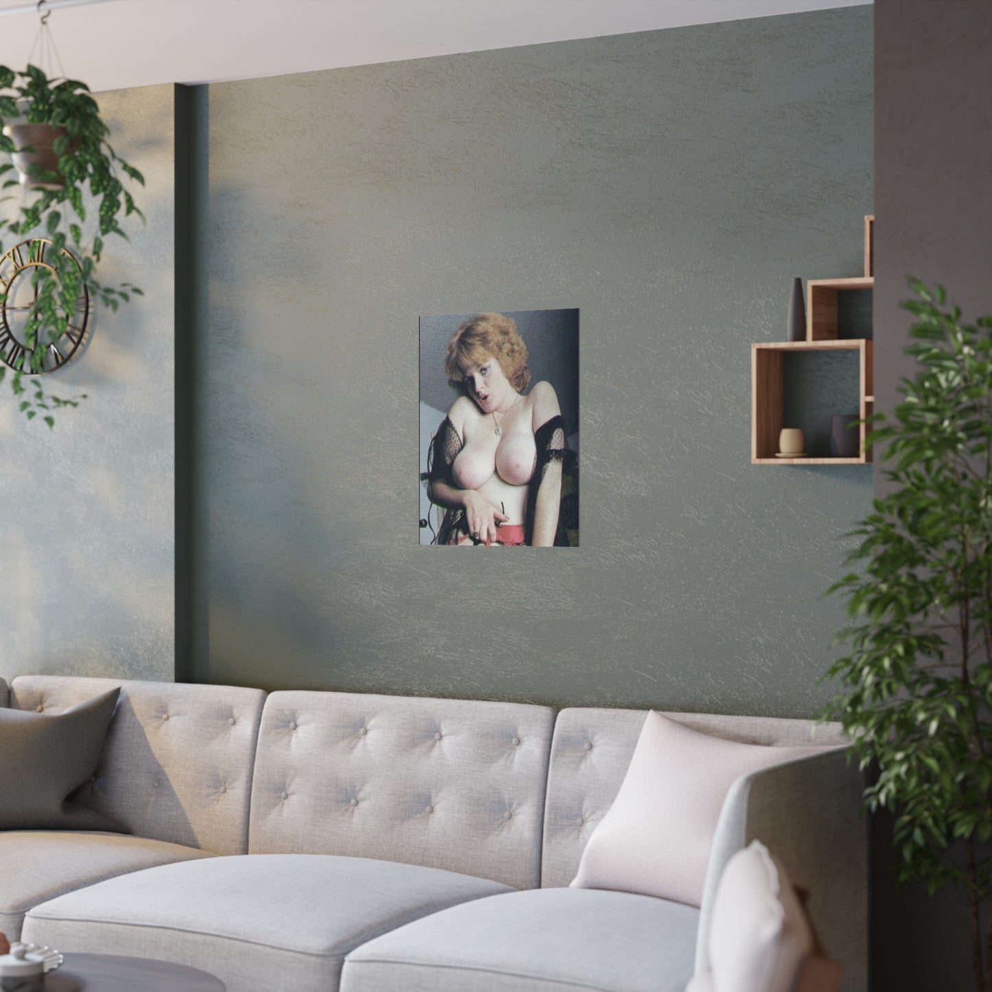 Satin Posters (210gsm) Retro Pornstar Lisa De Leeuw Nude