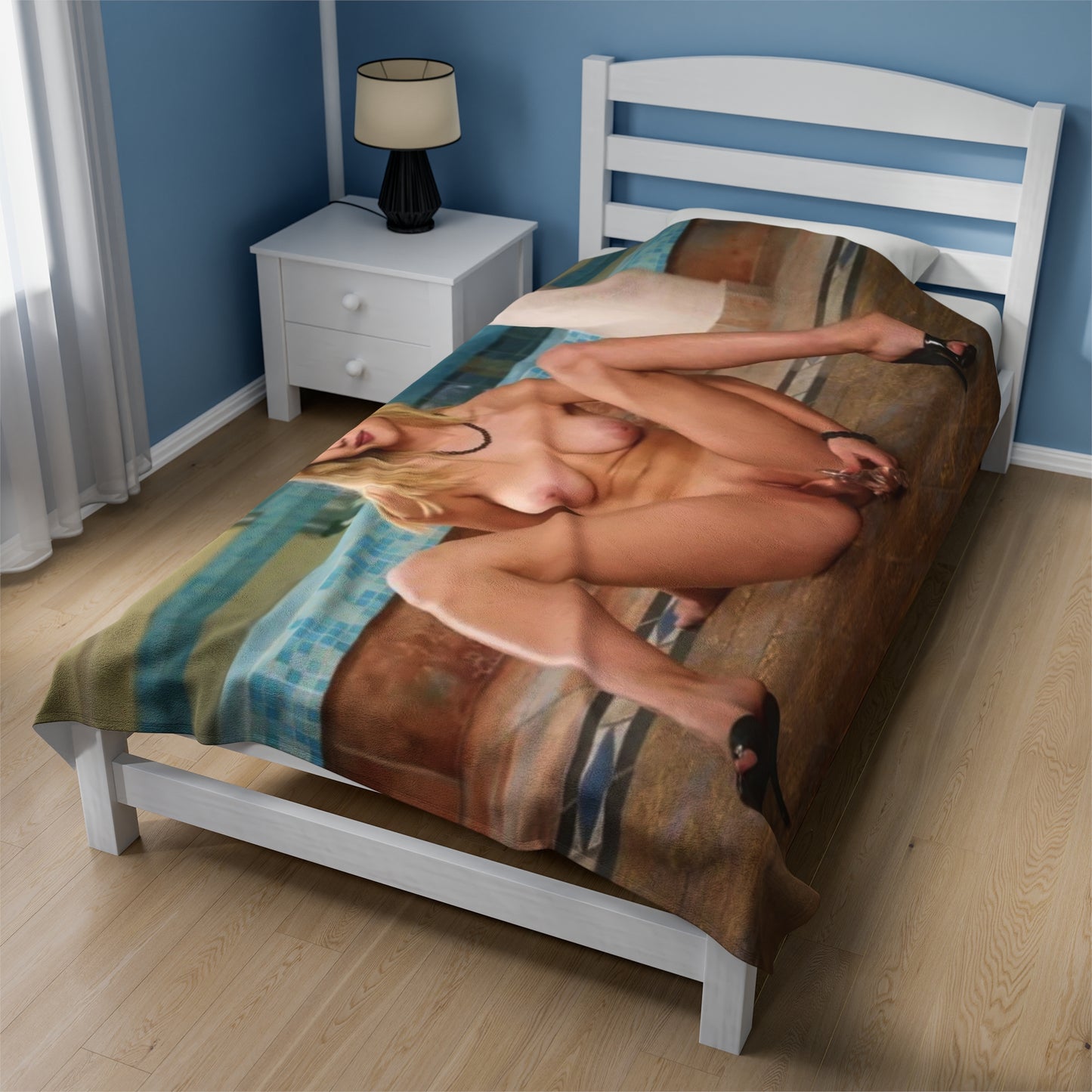 Velveteen Plush Blanket Jennifer Lawrence