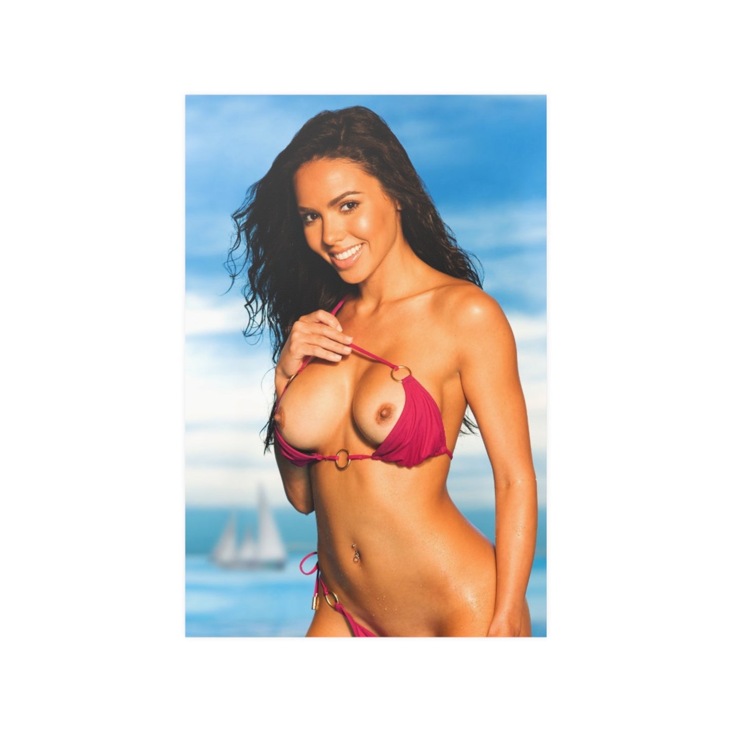 Satin Posters (210gsm) Playmate August 2010 Francesca Frigo
