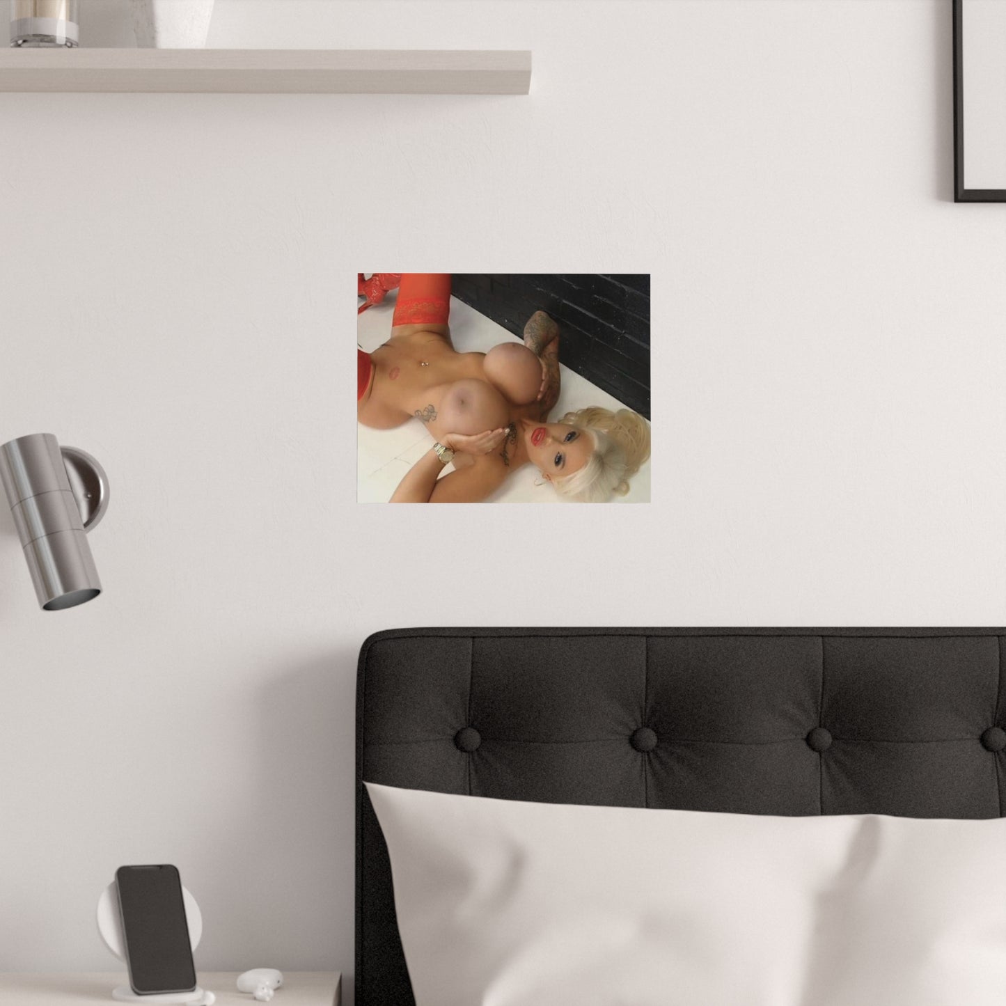 Satin Posters (210gsm) Busty Candy Charms Nude