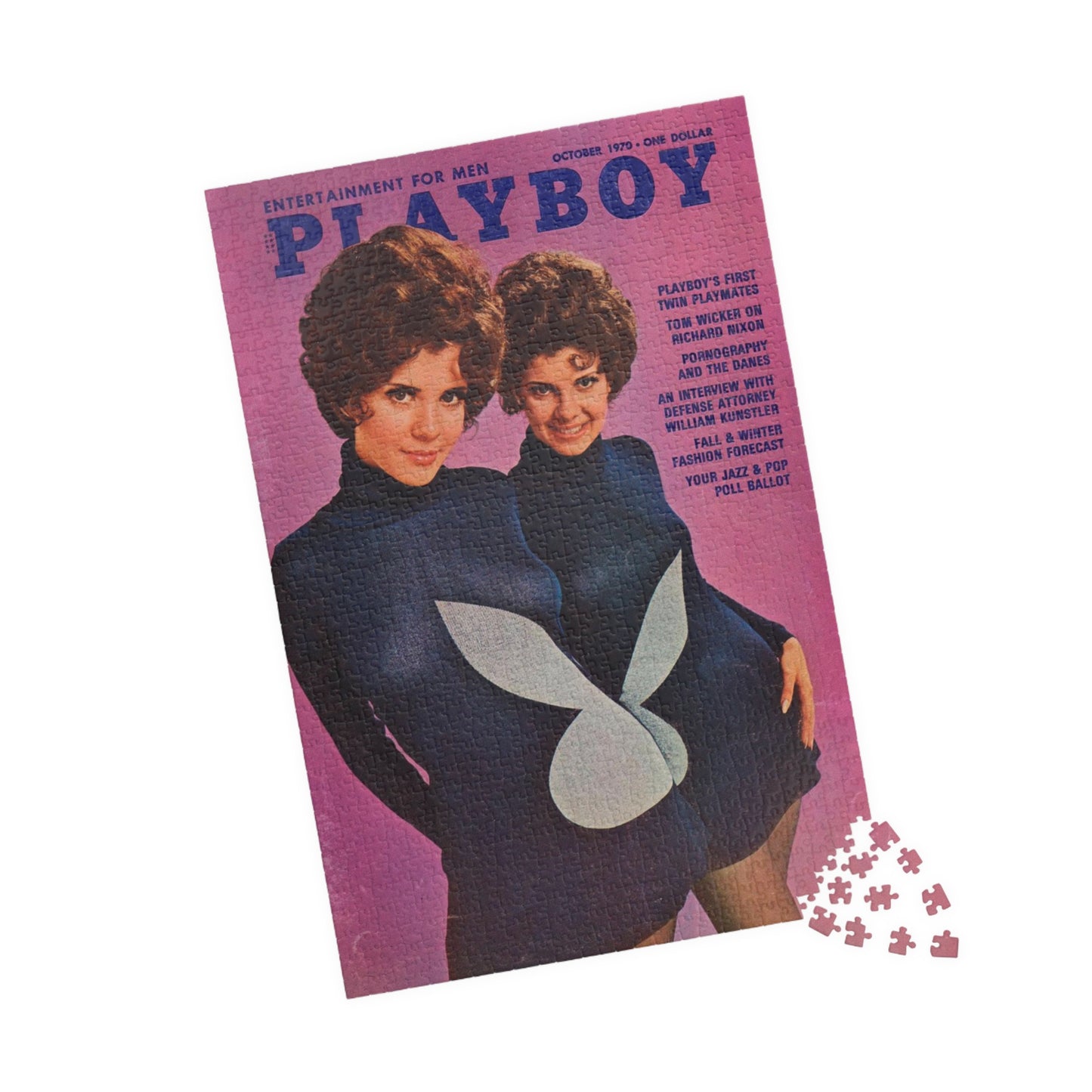 Puzzle (110, 252, 500, 1014-piece) Playboy Cover October 1970