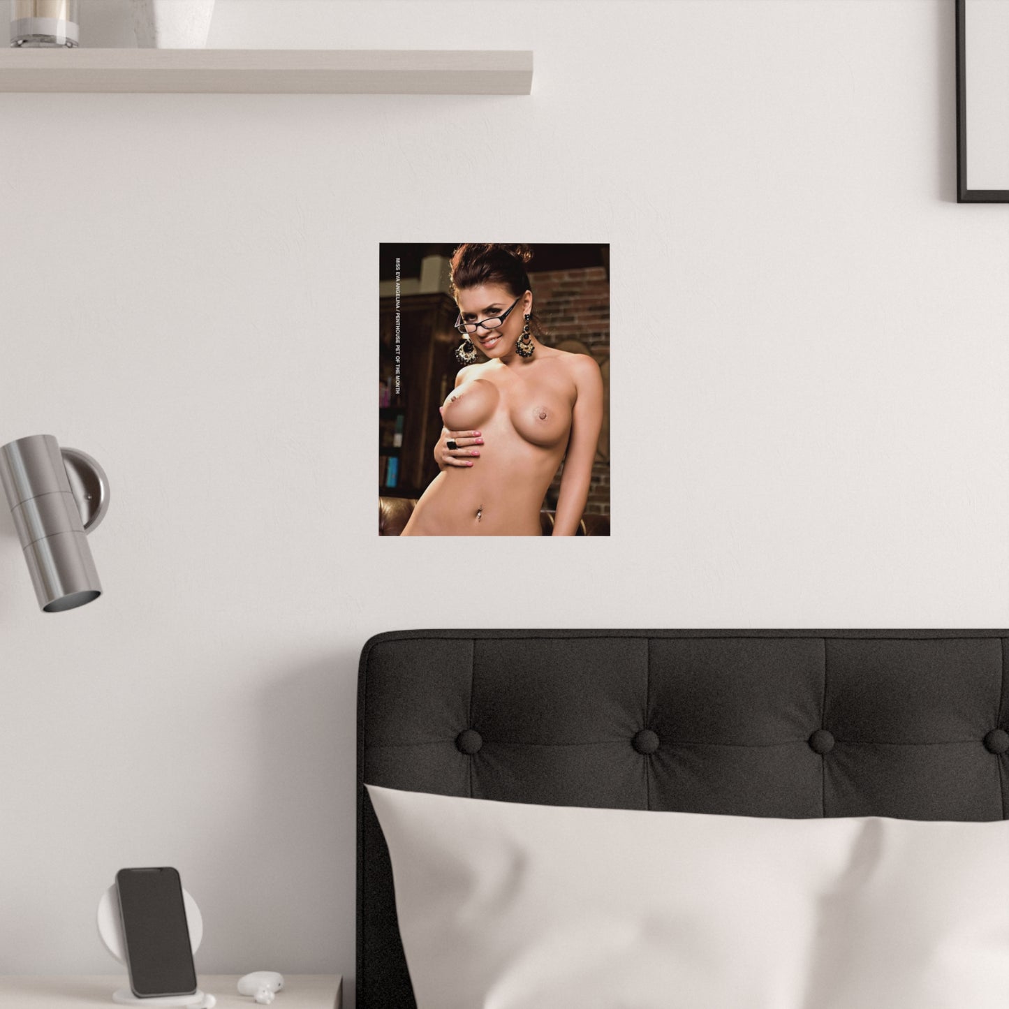 Satin Posters (210gsm) Penthouse Pet June 2010 Eva Angelina
