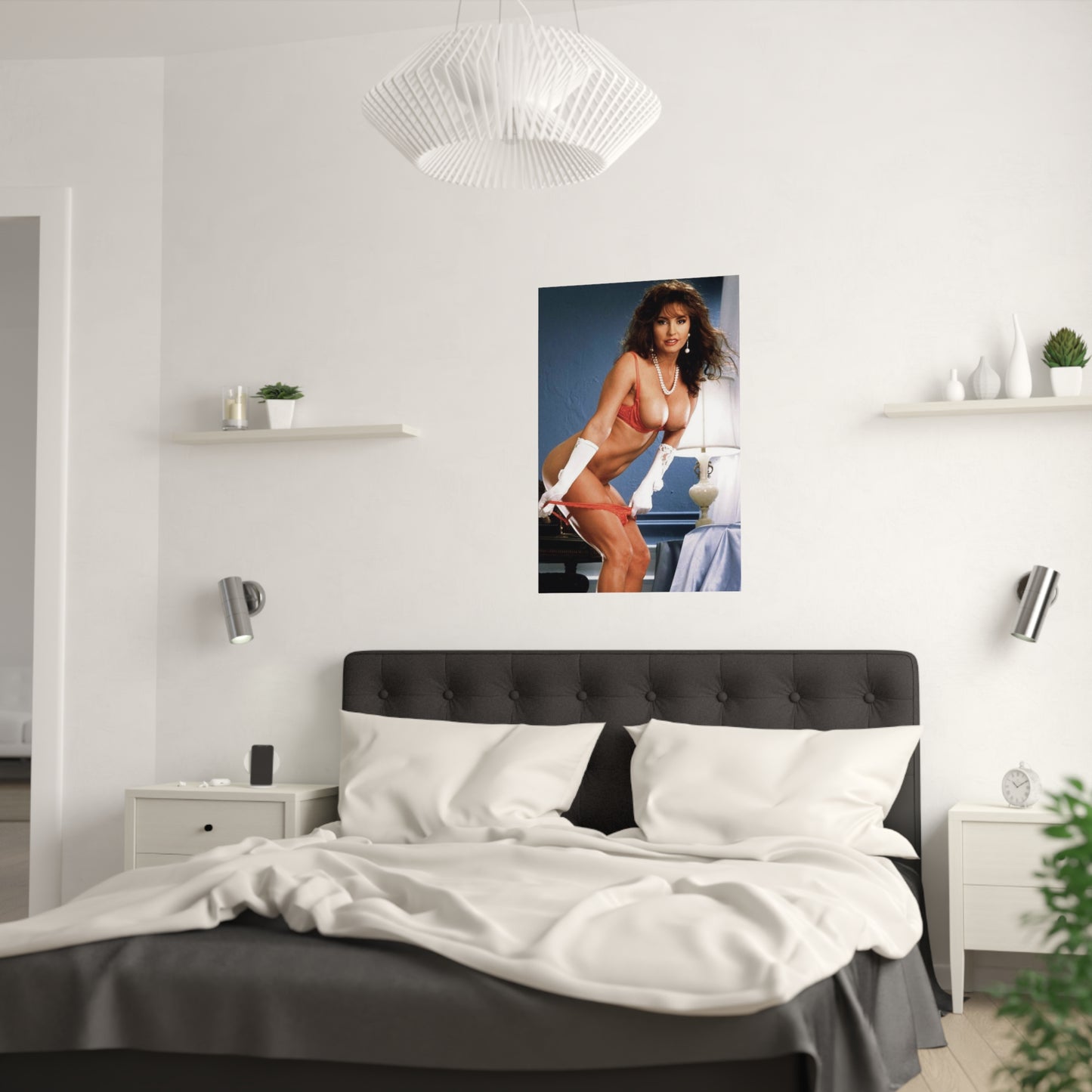 Satin Posters (210gsm) Retro Pornstar Ashlyn Gere Nude