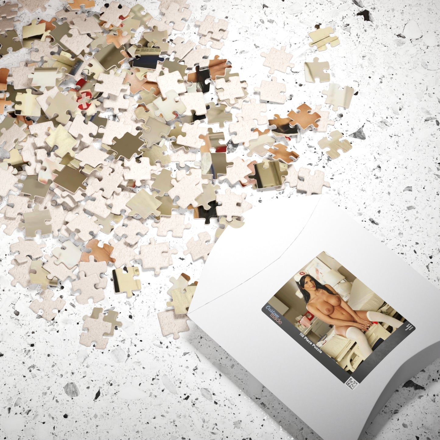 Puzzle (110, 252, 500, 1014-piece) Sexy Nude Nurse Rebecca Linares