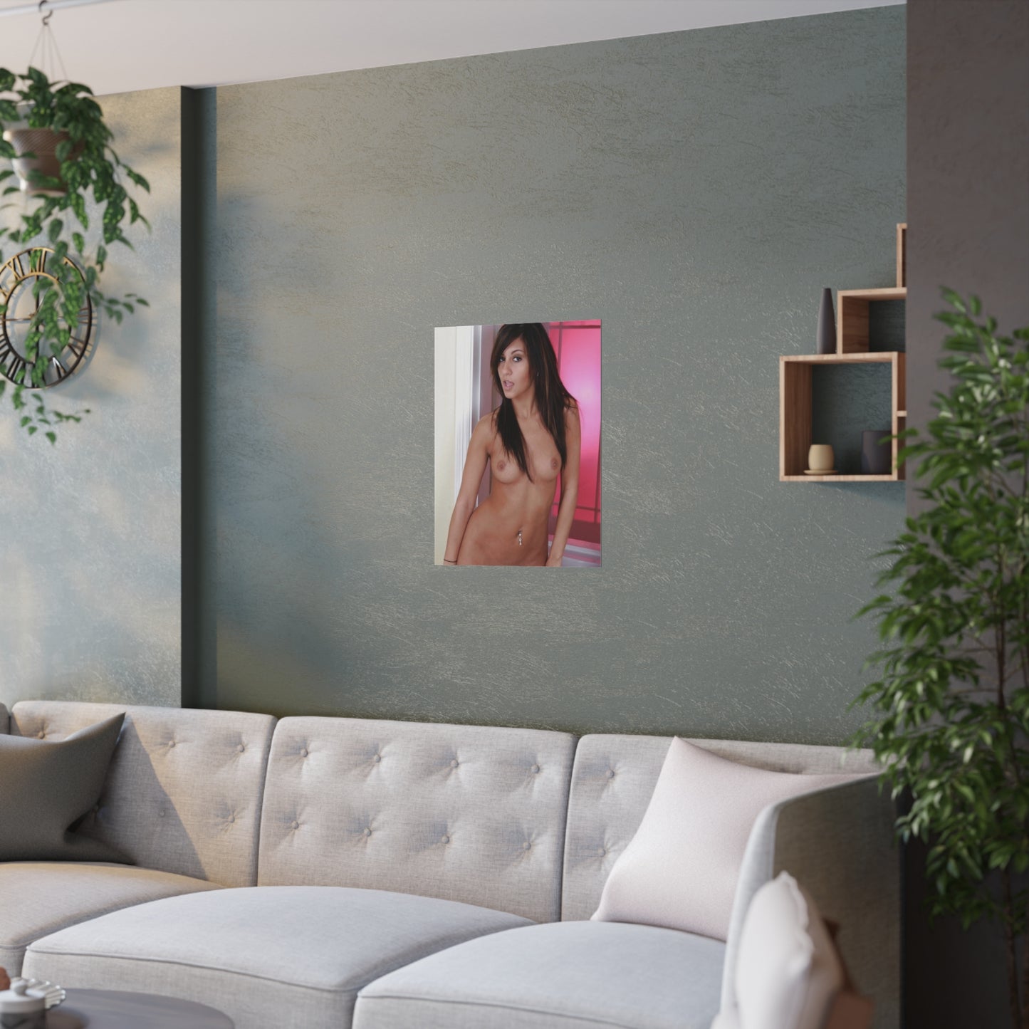 Satin Posters (210gsm) Raven Riley Nude