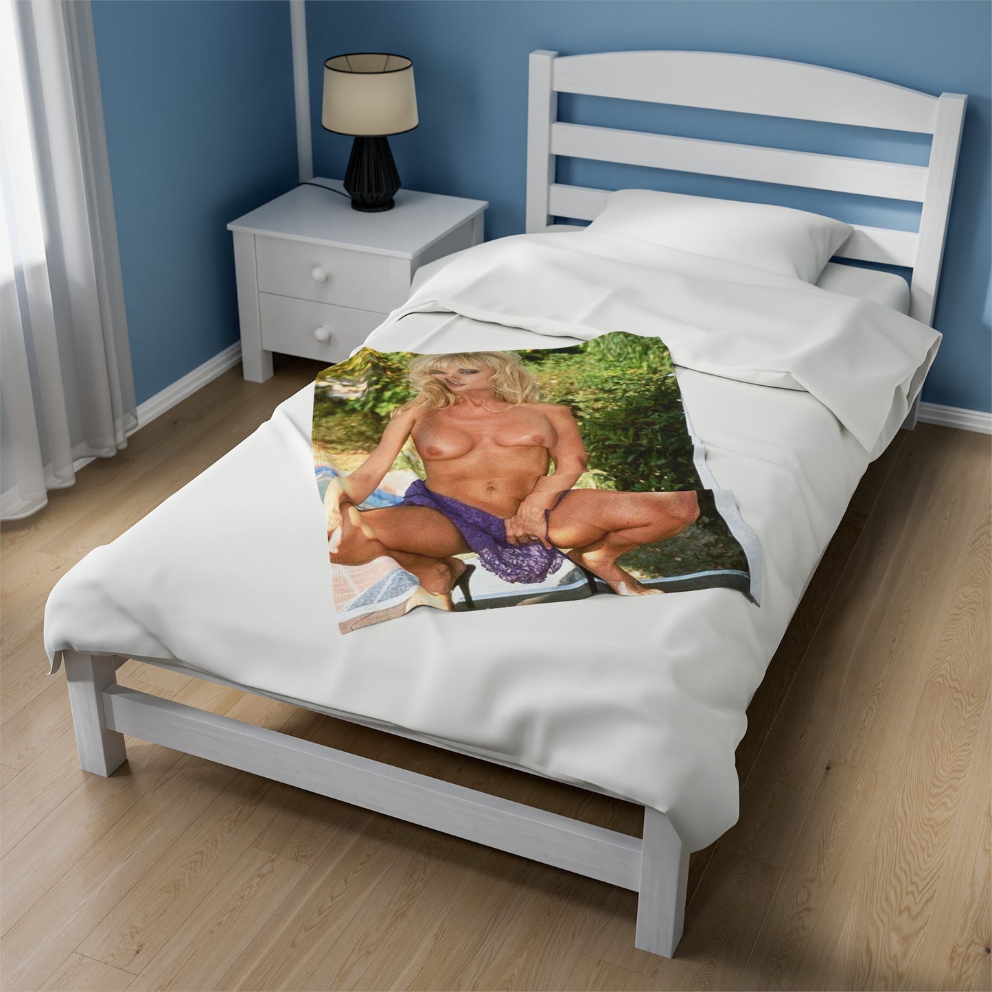 Velveteen Plush Blanket Porn Star Nina Hartley Nude