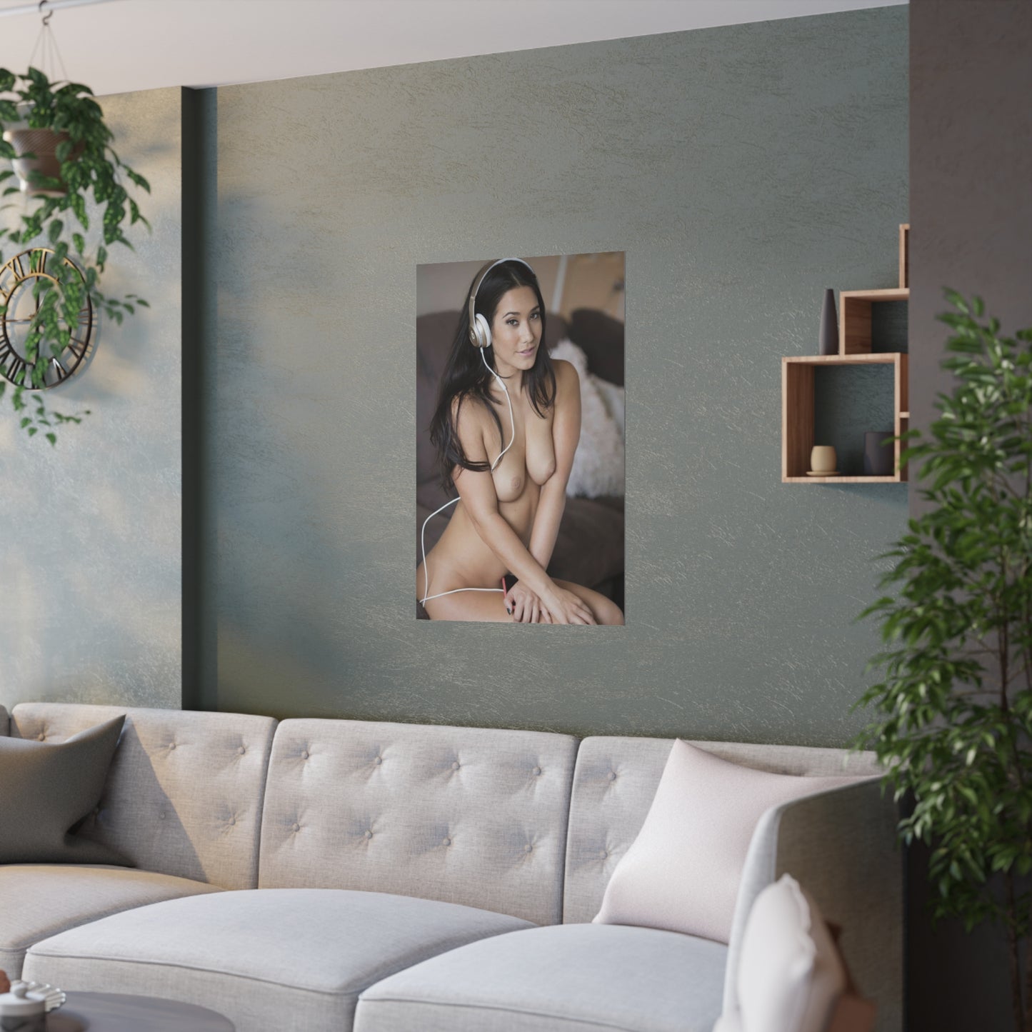 Satin Posters (210gsm) Eva Lovia Nude