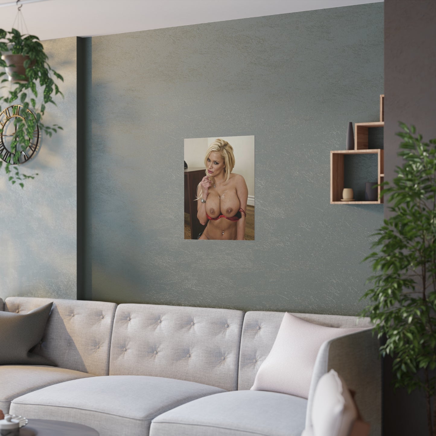 Satin Posters (210gsm) Adult Star Shyla Stylez Nude