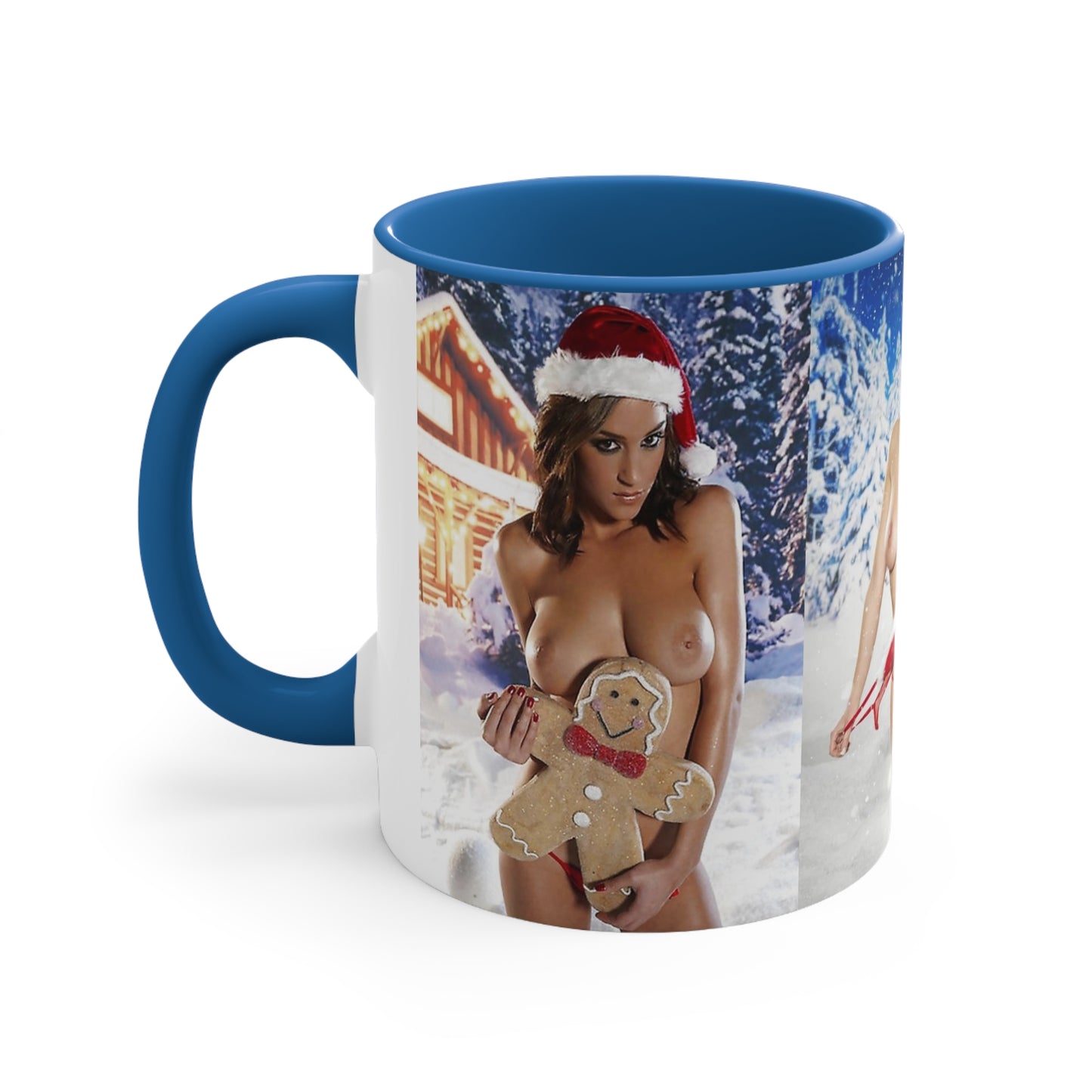 Accent Coffee Mug, 11oz Nude Christmas Pornstars