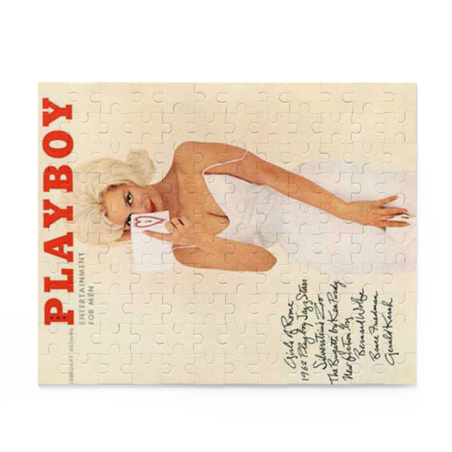 Puzzle (120, 252, 500-Piece) Playboy Cover February 1962