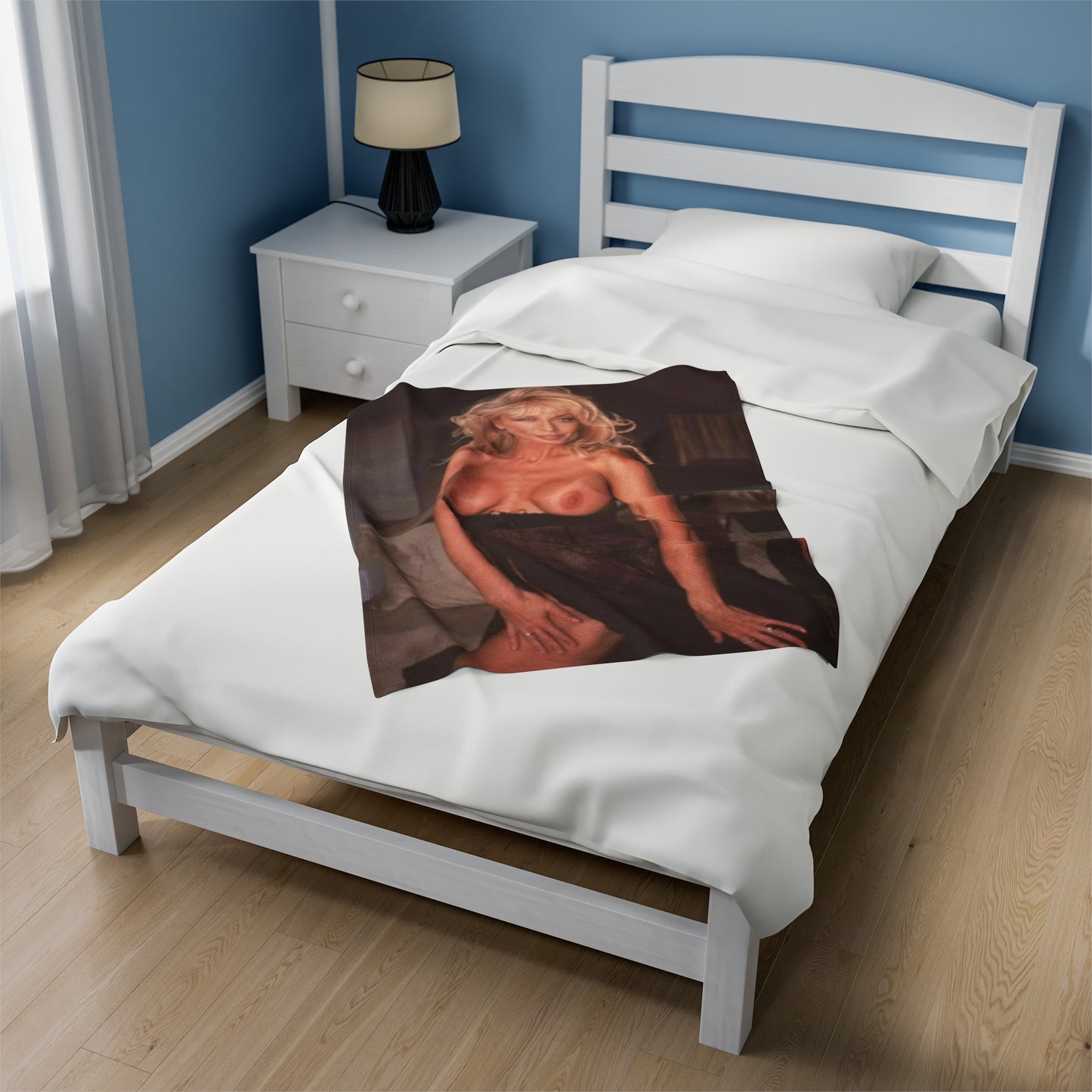 Velveteen Plush Blanket Porn Star Nina Hartley Nude