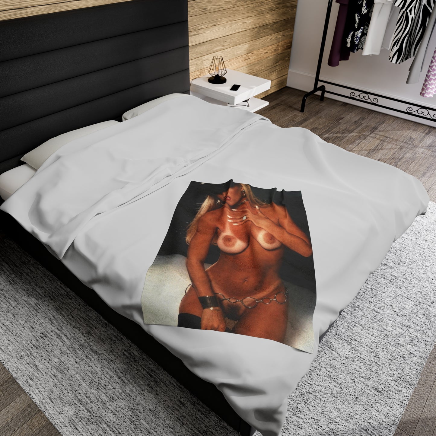 Velveteen Plush Blanket Pornstar Racquel Darrian Nude