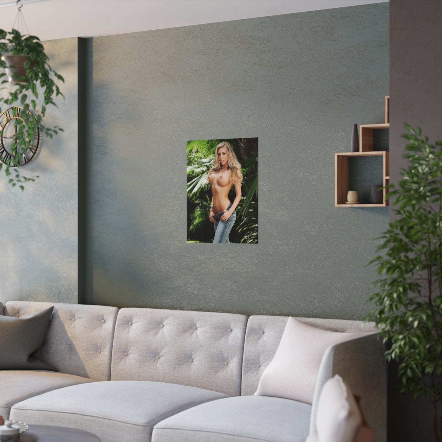Satin Posters (210gsm) Adult Star Samantha Saint Nude