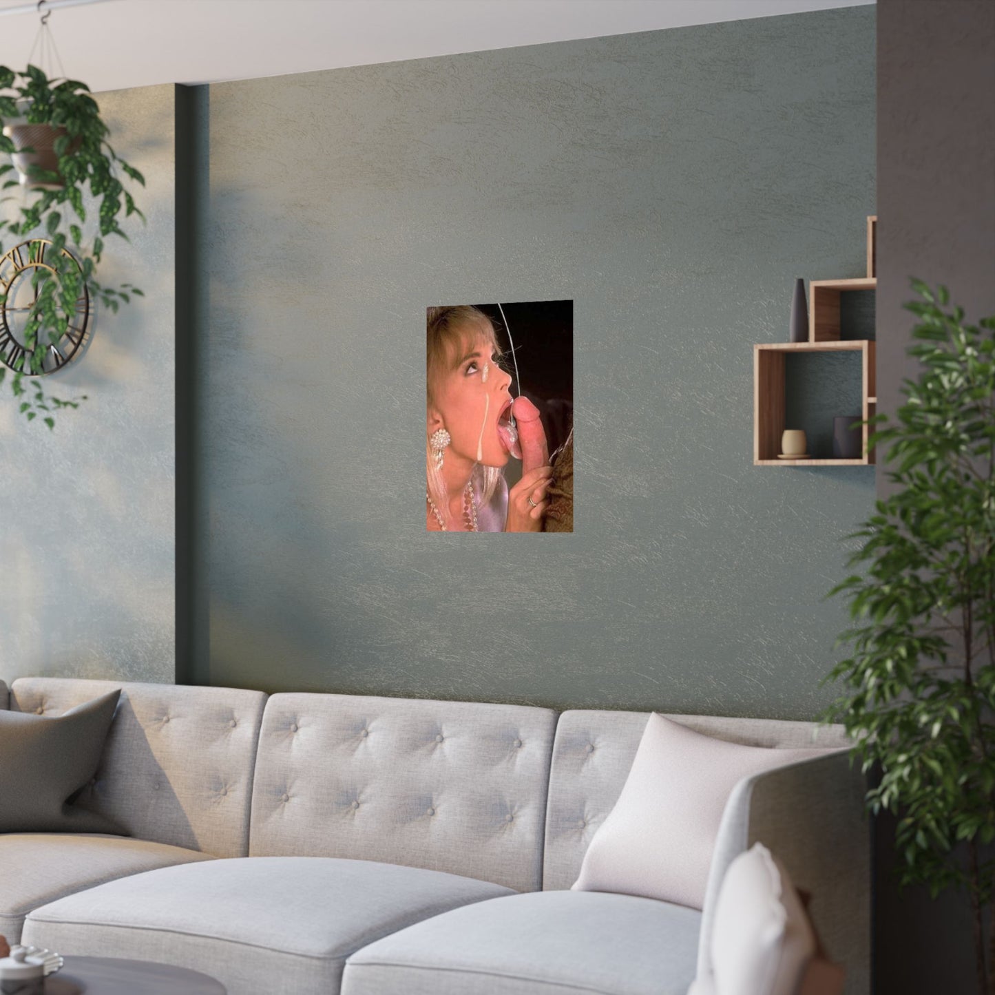 Satin Posters (210gsm) Retro Facial Porn Scene