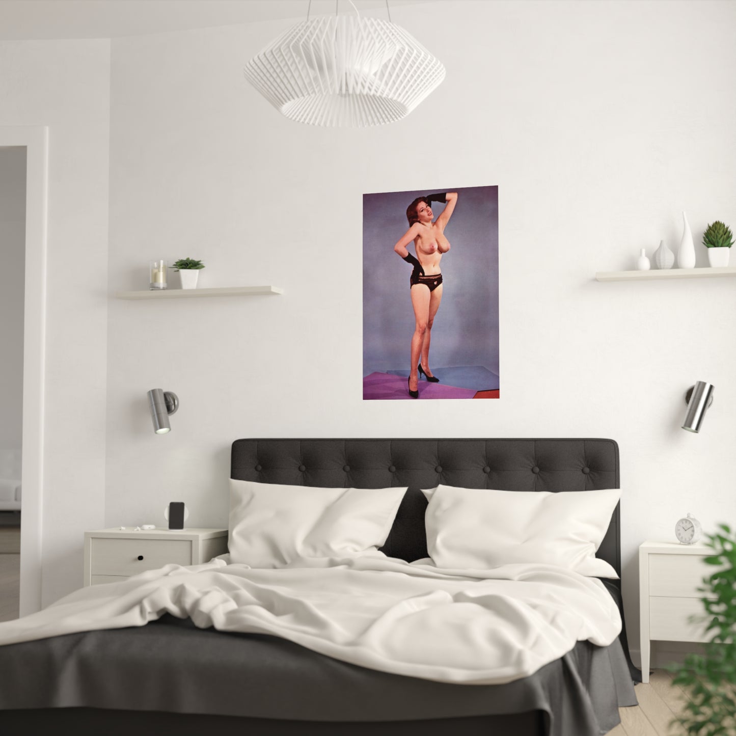 Satin Posters (210gsm) Playmate 1959 Elaine Reynolds nude #2