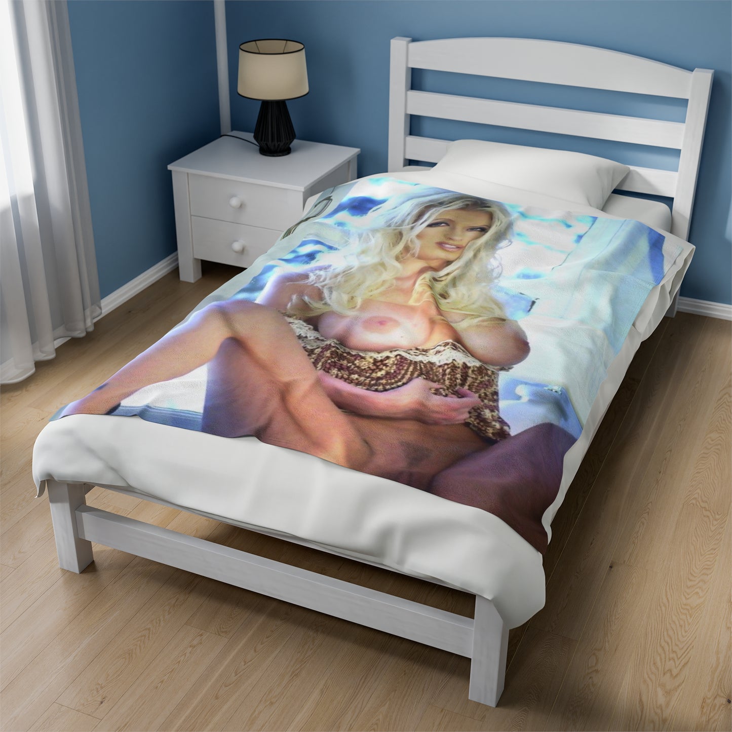 Velveteen Plush Blanket Pornstar Jenna Jameson Nude