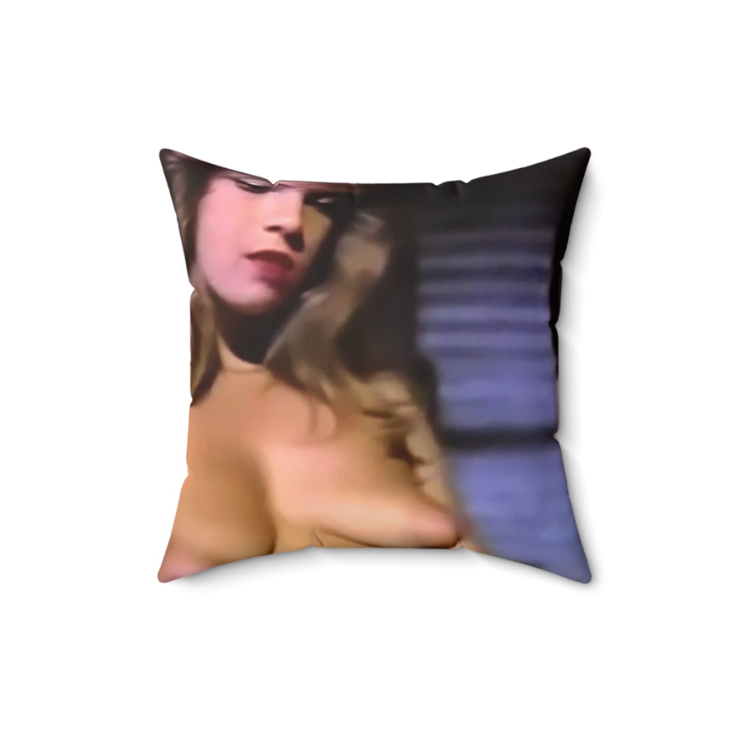 Spun Polyester Square Pillow Traci Lords Nude