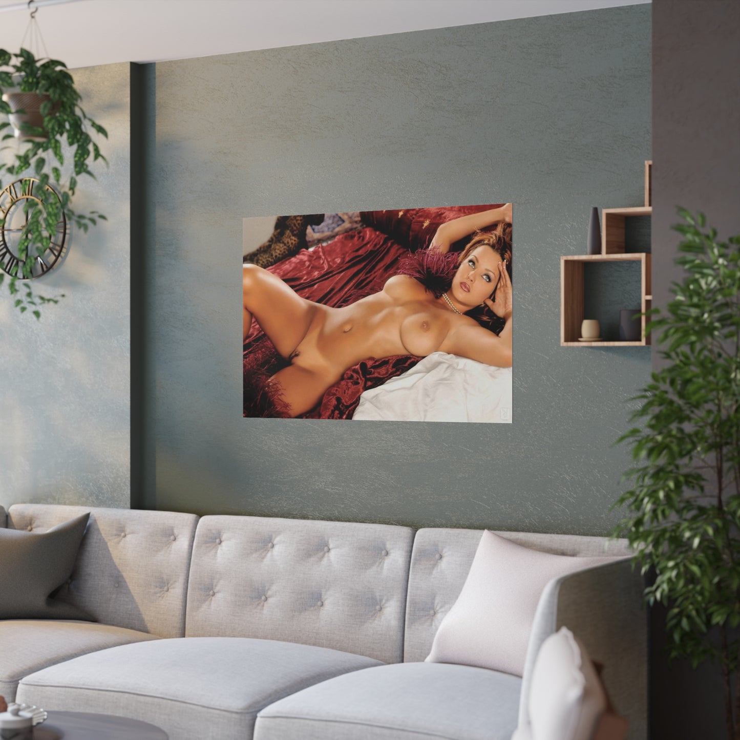 Satin Posters (210gsm) Playmate Shannen Stewart Nude #3