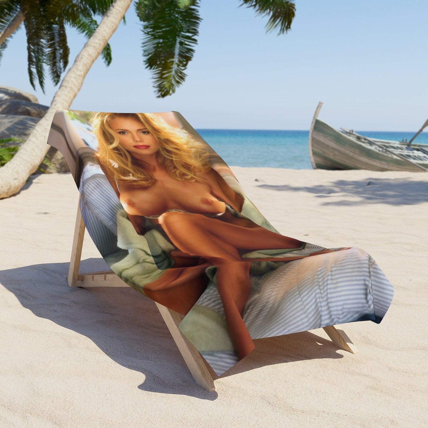 Beach Towel Playboy Playmate January 1994 Anna-Marie Goddard