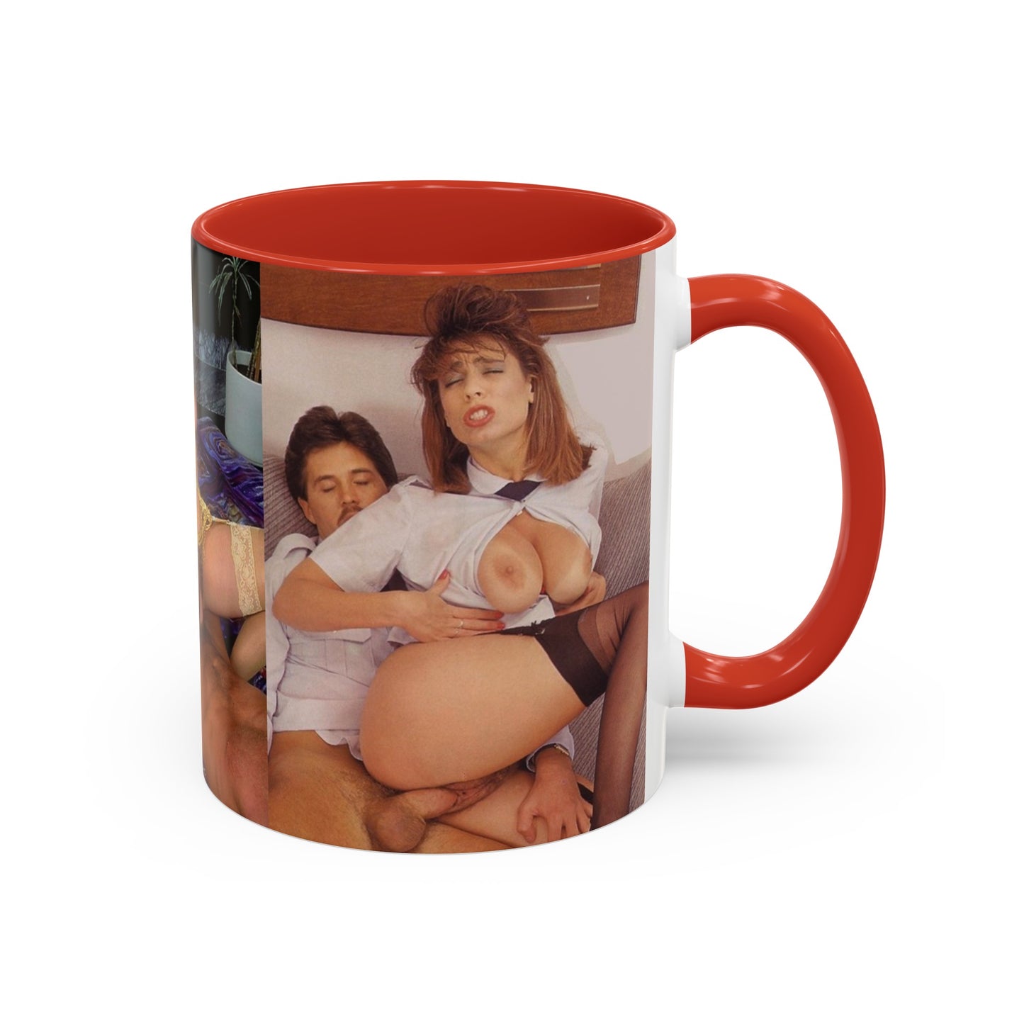 Accent Coffee Mug (11, 15oz) Retro Porn Porno Christy Canyon Fucking