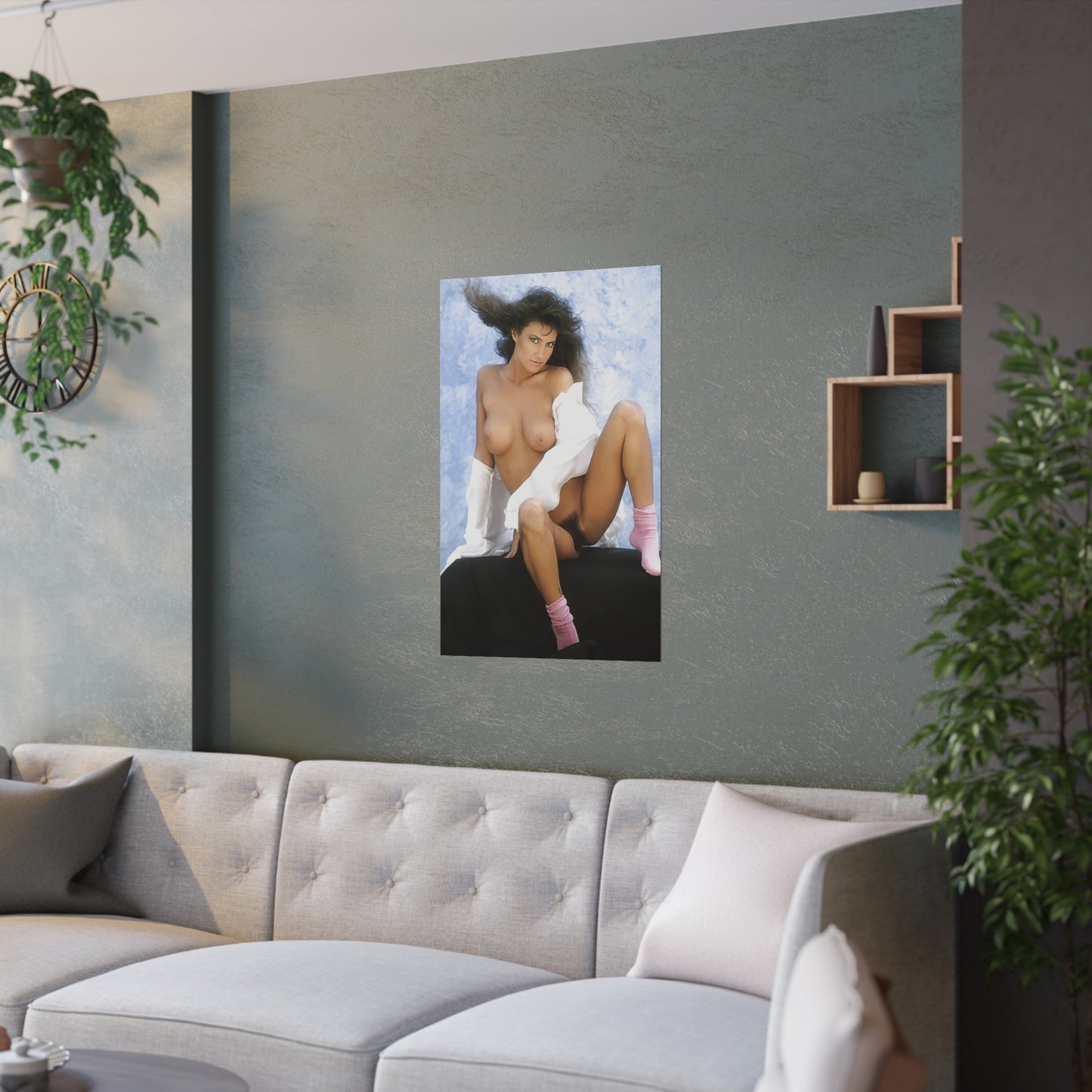 Satin Posters (210gsm) Retro Pornstar Ashlyn Gere Nude