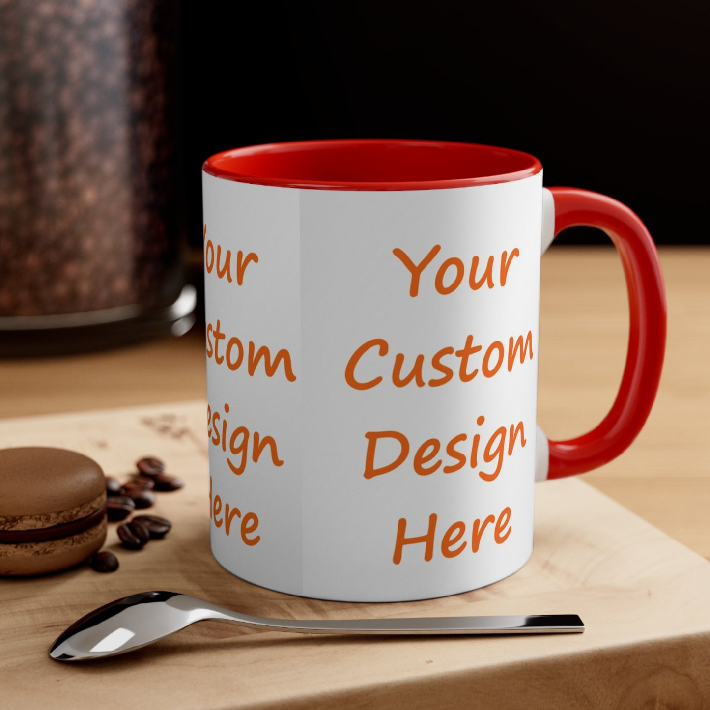 Accent Coffee Mug, 11oz Custom Purchase & Message Artwork! No Limits!