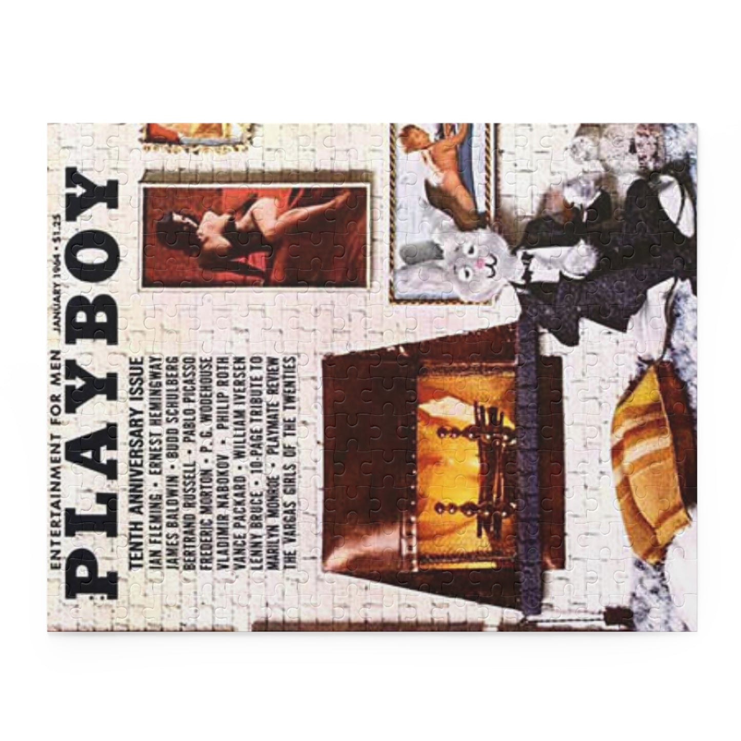 Puzzle (120, 252, 500-Piece) Playboy Cover January 1964