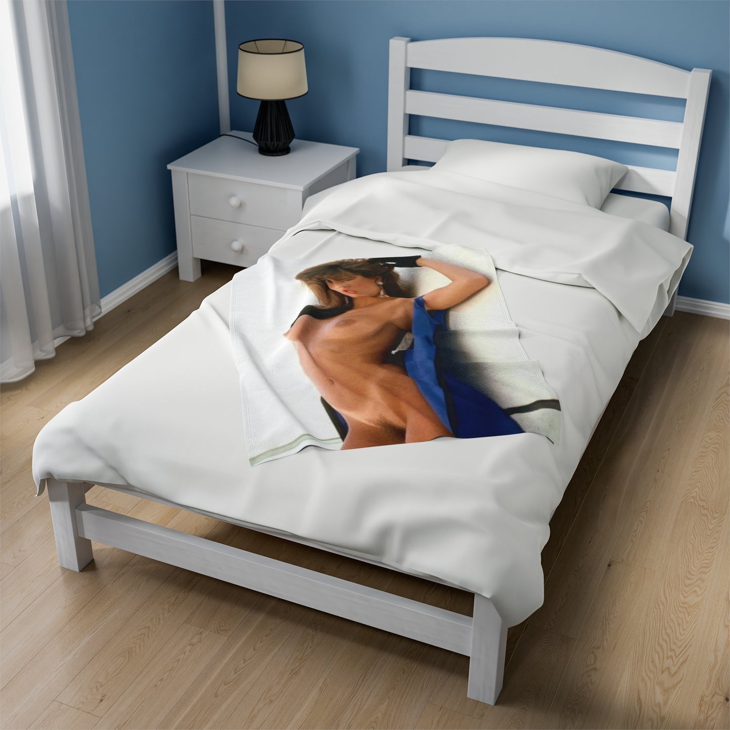 Velveteen Plush Blanket Pornstar Racquel Darrian Nude