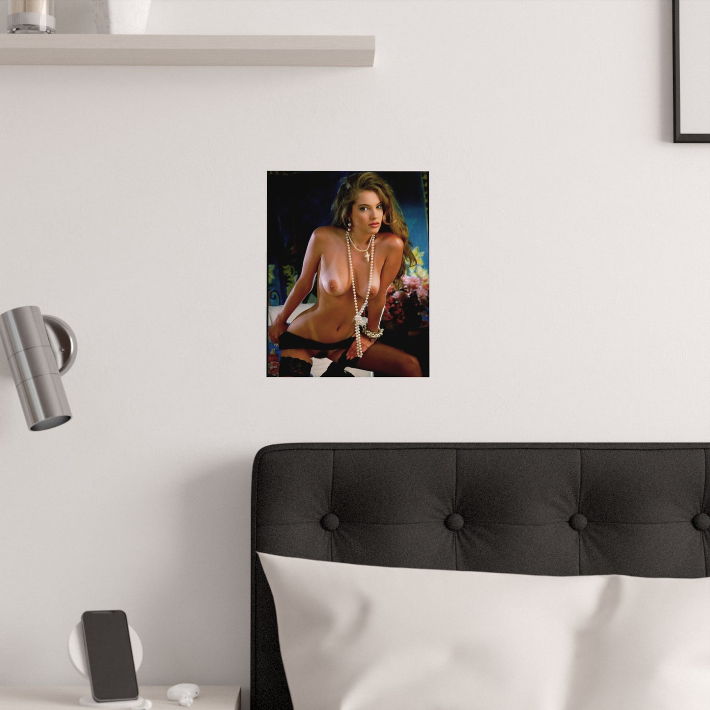 Satin Posters (210gsm) Retro Adult Star Bonita Saint Nude