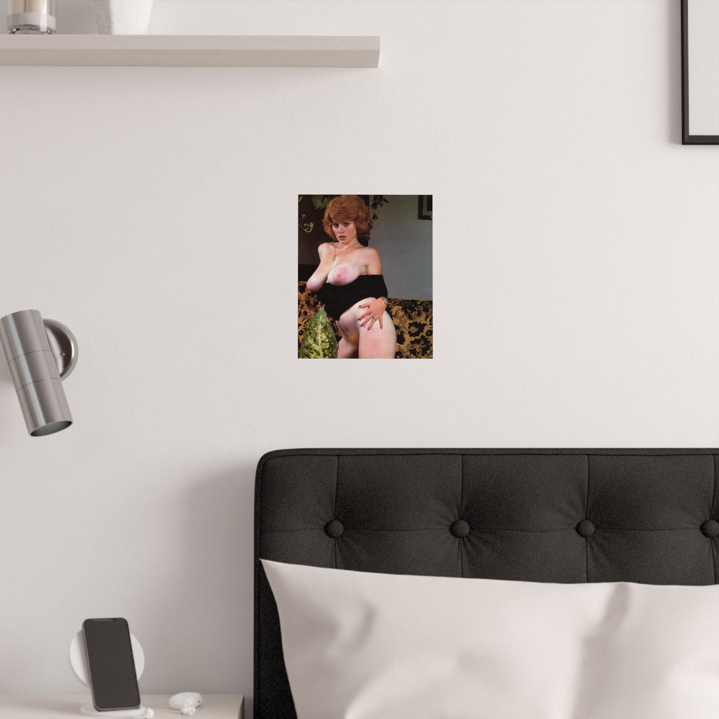 Satin Posters (210gsm) Retro Pornstar Lisa De Leeuw Nude