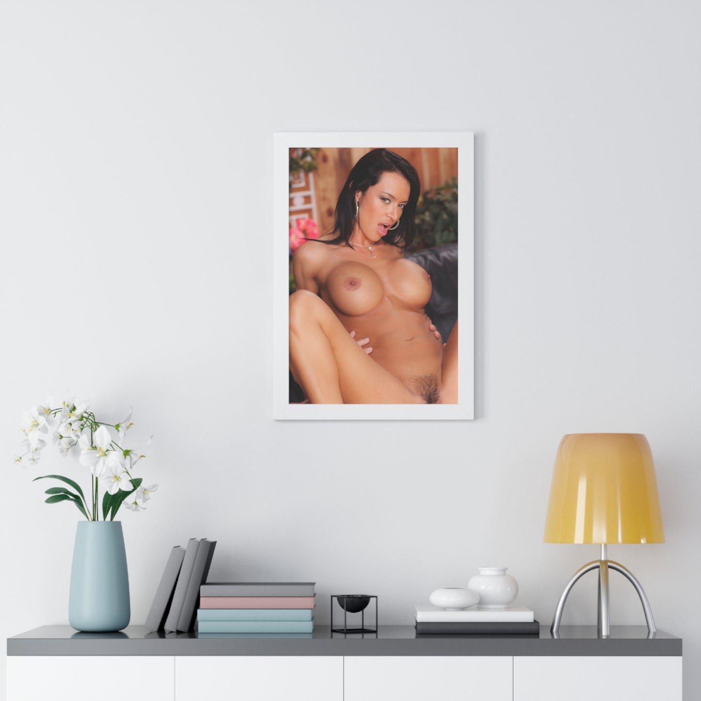 Framed Vertical Poster Penthouse Pet April 2011 Franceska Jaimes