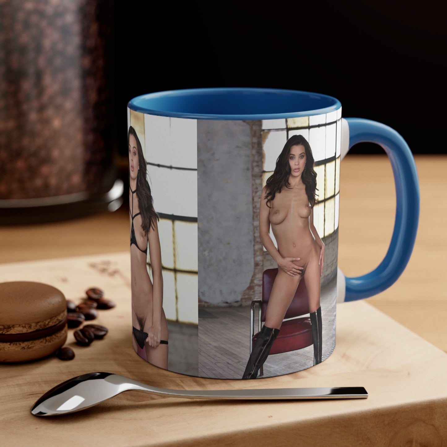 Accent Coffee Mug, 11oz Lana Rhoades Nude