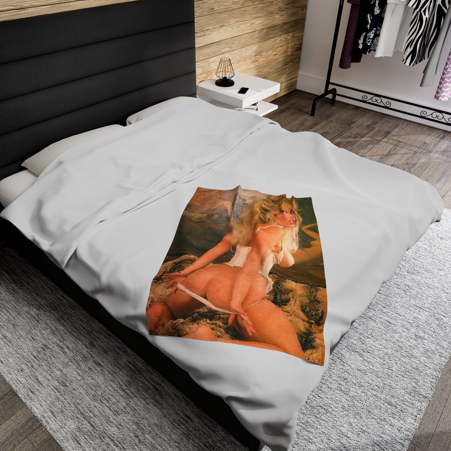 Velveteen Plush Blanket Porn Star Victoria Paris Nude
