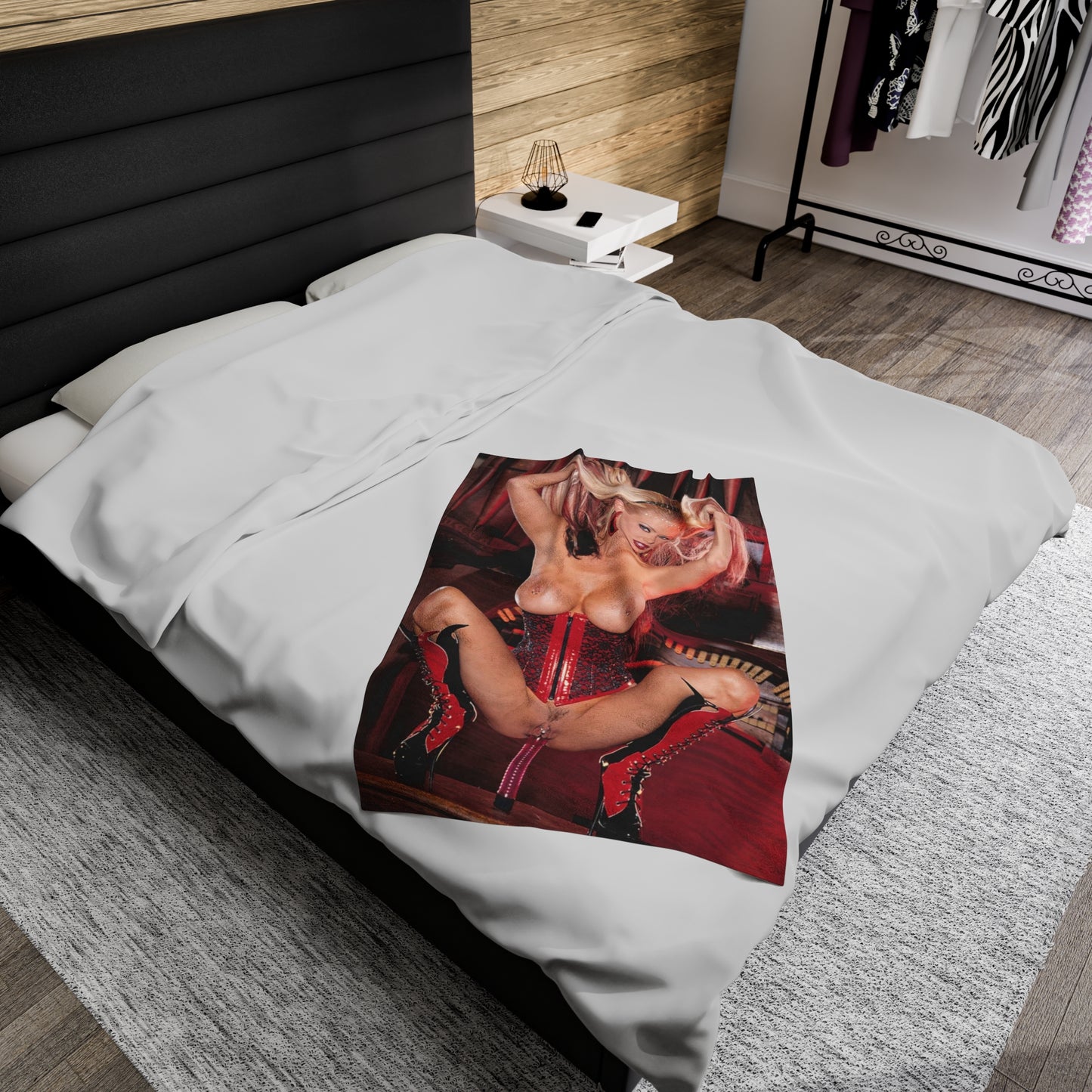 Velveteen Plush Blanket Jenna Jameson