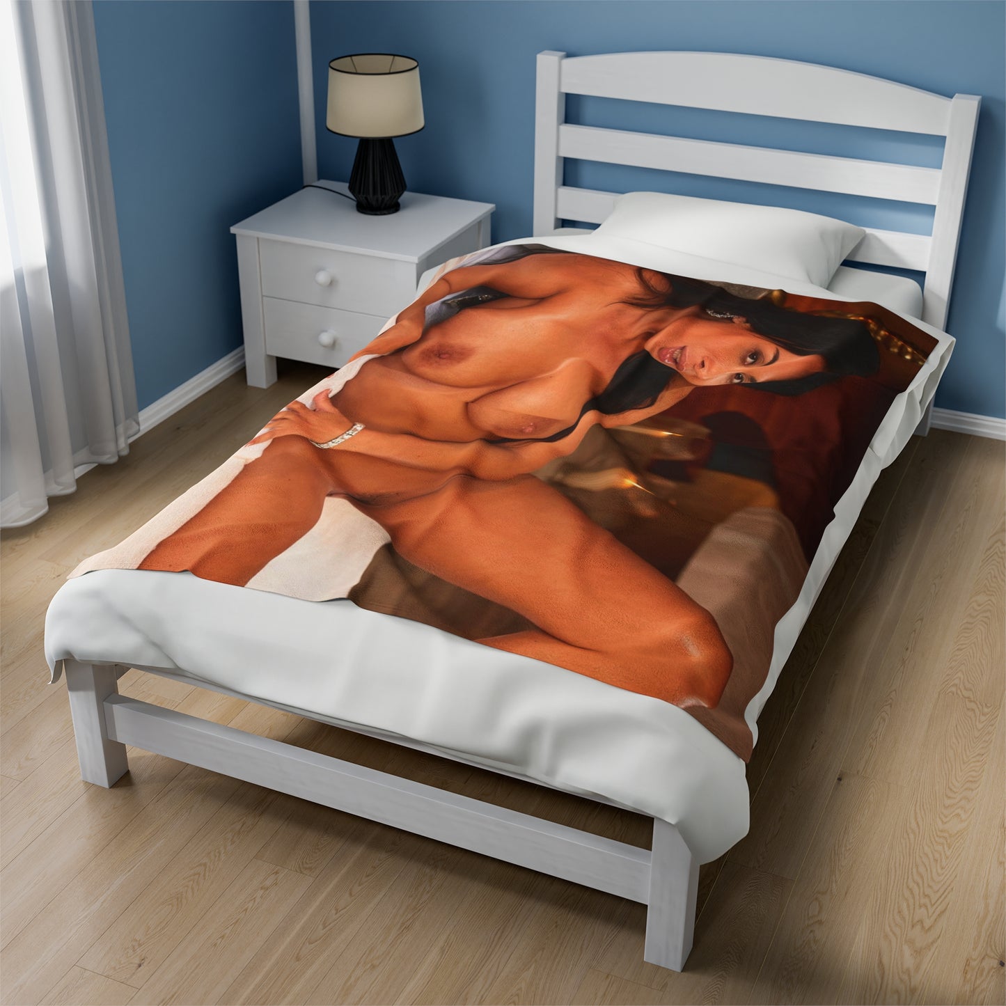 Velveteen Plush Blanket Porn Star Anissa Kate Nude