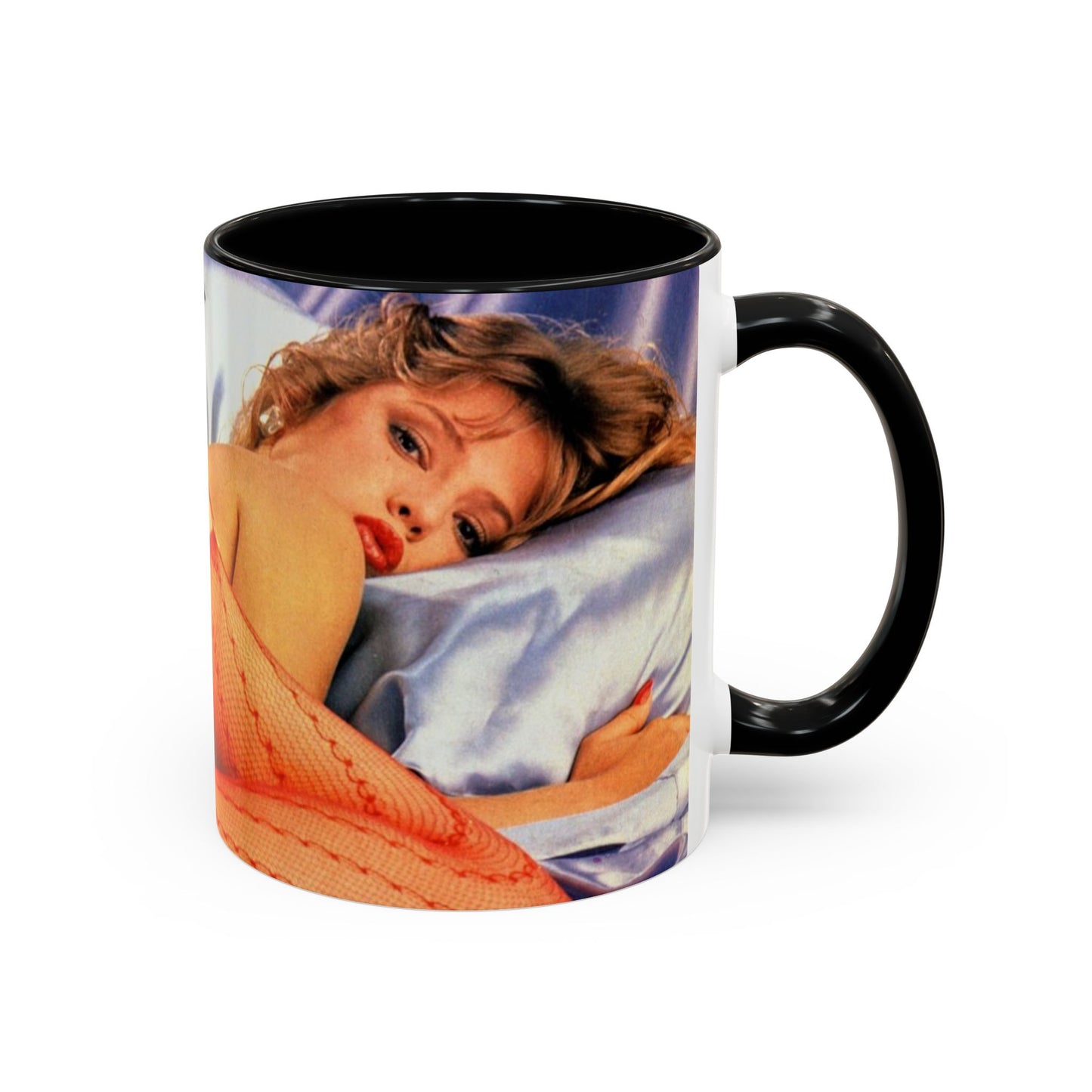 Accent Coffee Mug (11, 15oz) Traci Lords Naked Nude Retro