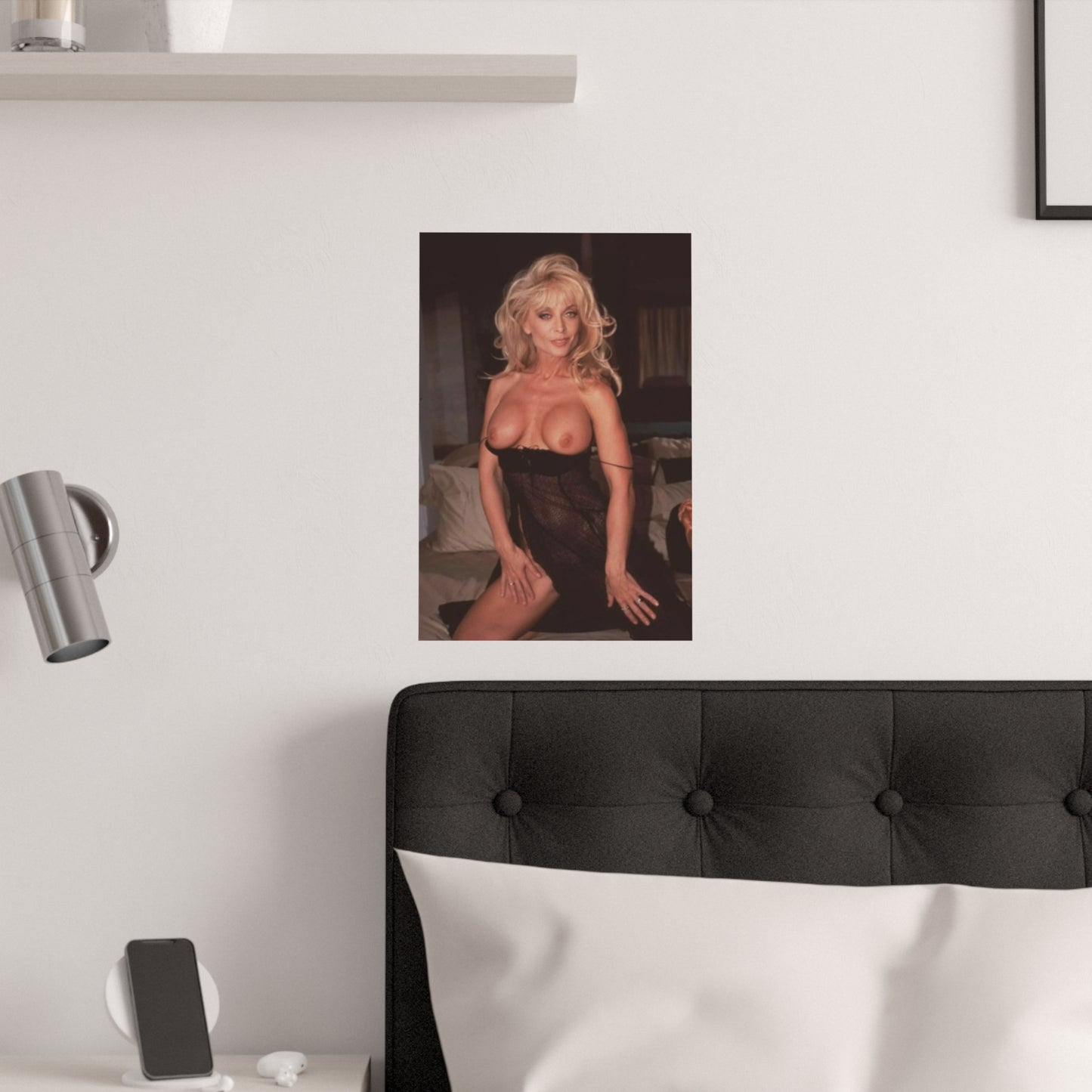Satin Posters (210gsm) Retro Porn Star Nina Hartley Nude