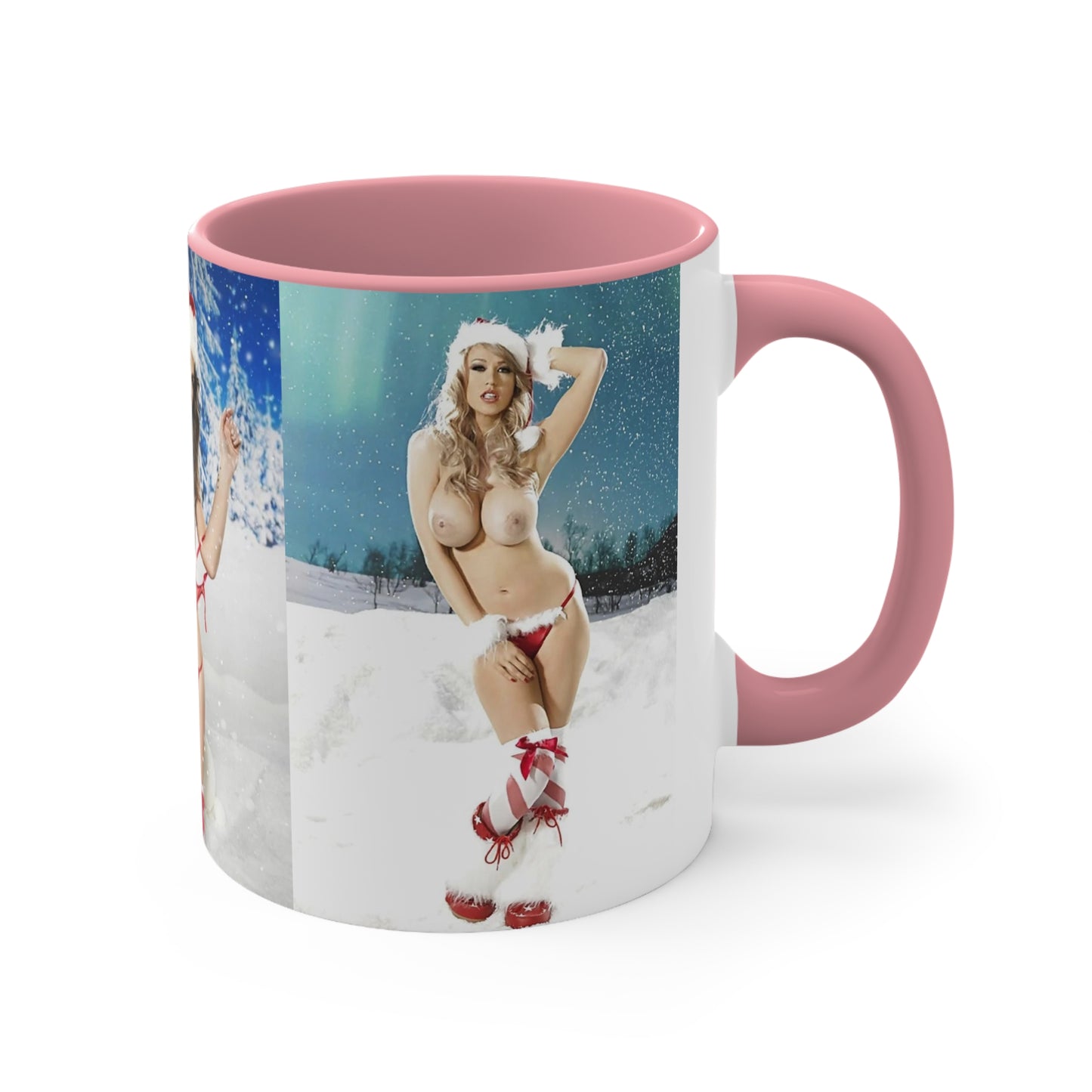 Accent Coffee Mug, 11oz Nude Christmas Pornstars