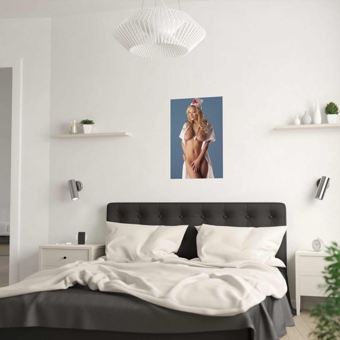 Satin Posters (210gsm) Sexy Nude Nurse Shyla Stylez