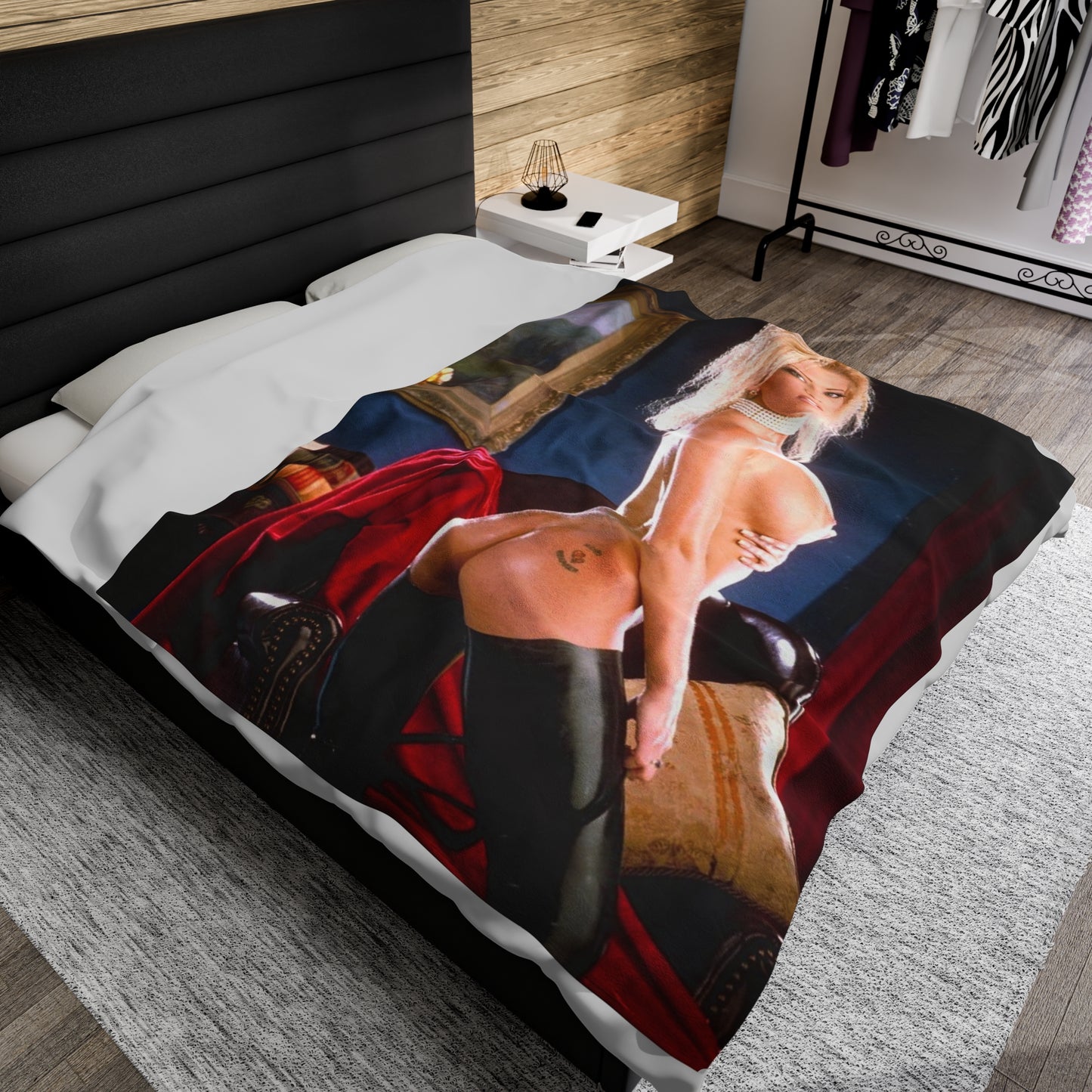 Velveteen Plush Blanket Pornstar Jenna Jameson Nude