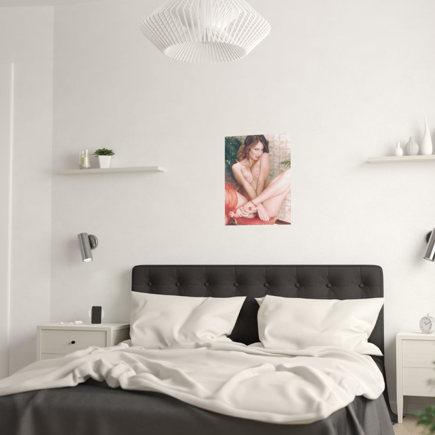 Satin Posters (210gsm) Retro 80s Adult Star Nude